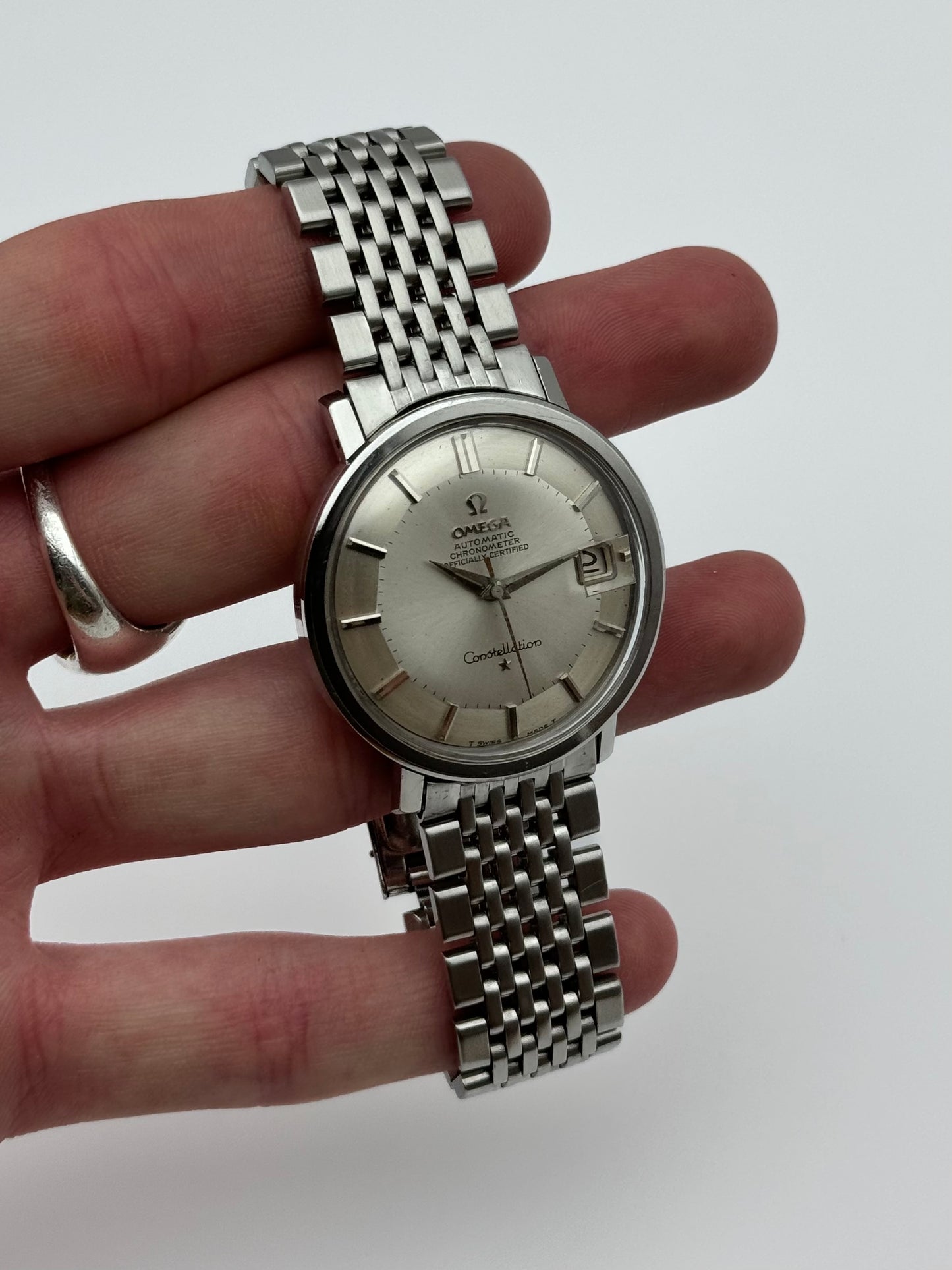 Omega Constellation Pie Pan Chronometer Automatic Date  - 168.004 Original Bracelet