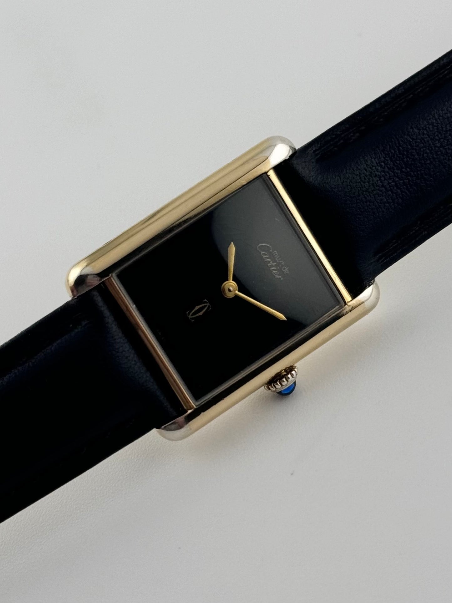 Cartier Must de Cartier Tank - Manual Wind - Black Dial