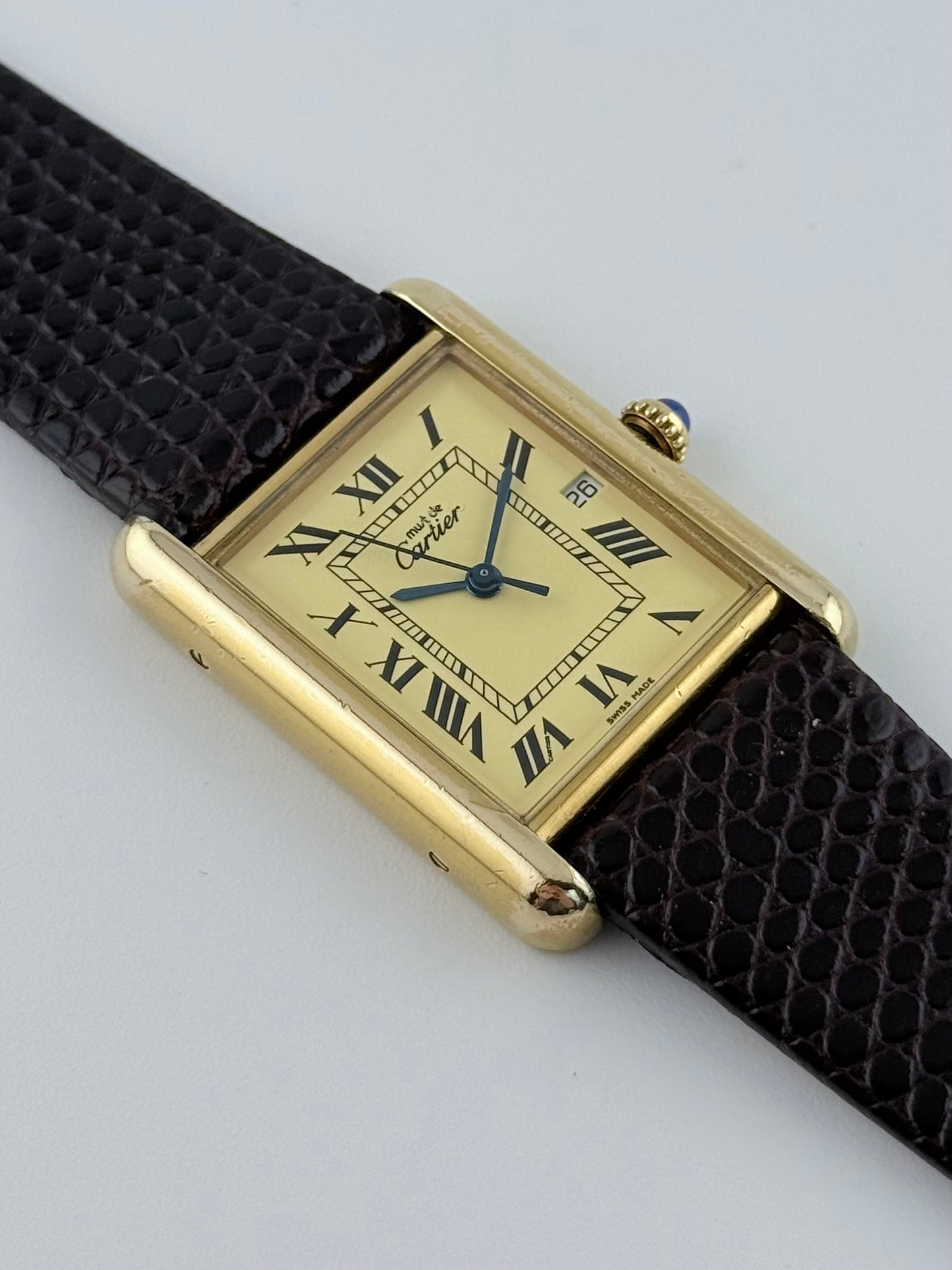 Cartier Tank Must Quartz Date XL Size - 2413