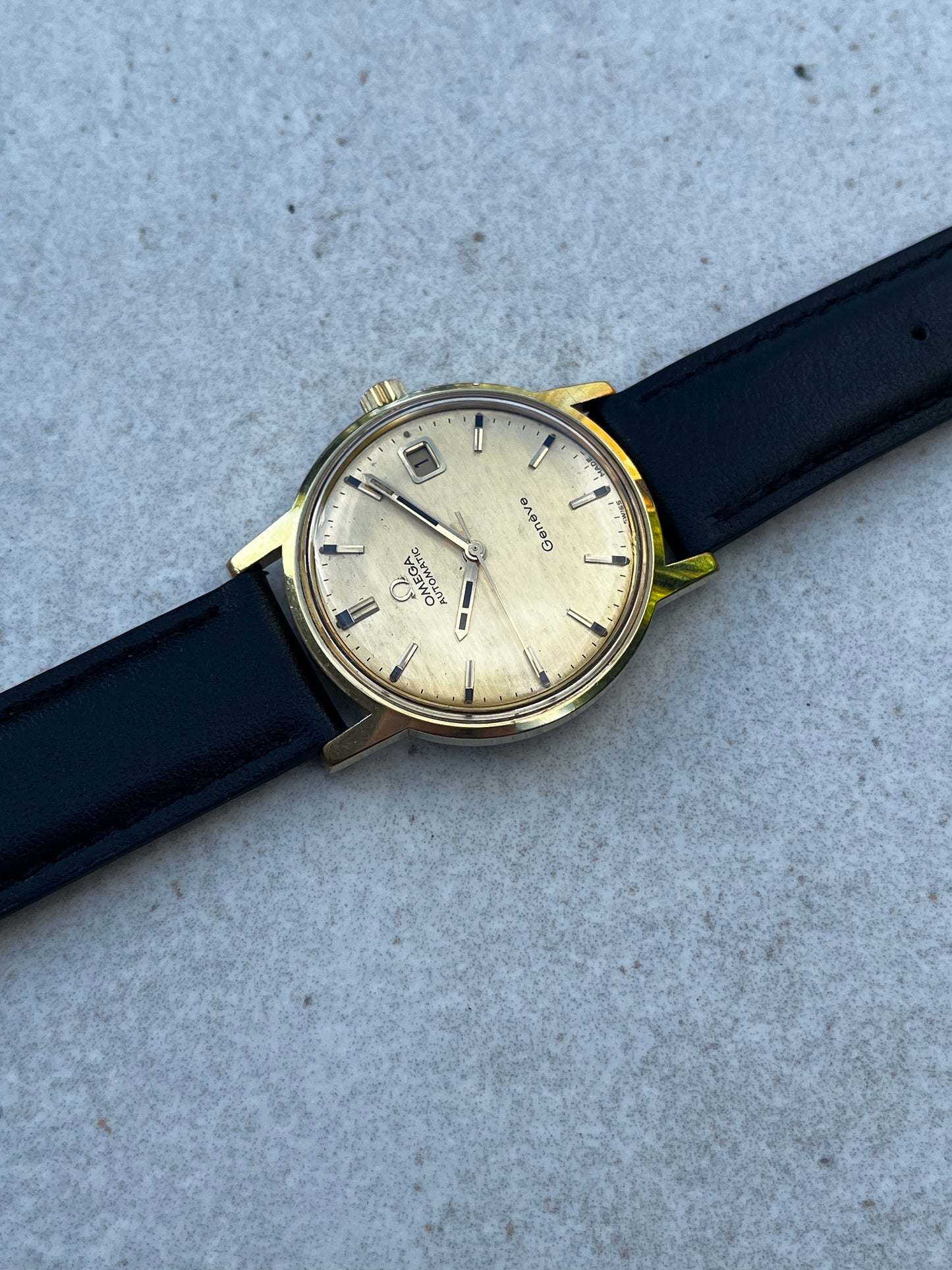 Omega Geneve Automatic Shantung Dial 166.070