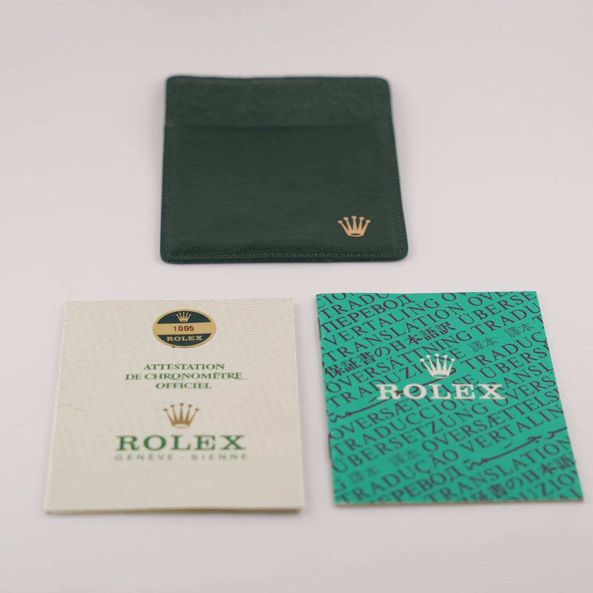 Rolex Oyster Perpetual Automatic - 1005 - 18k Gold - Box and Papers