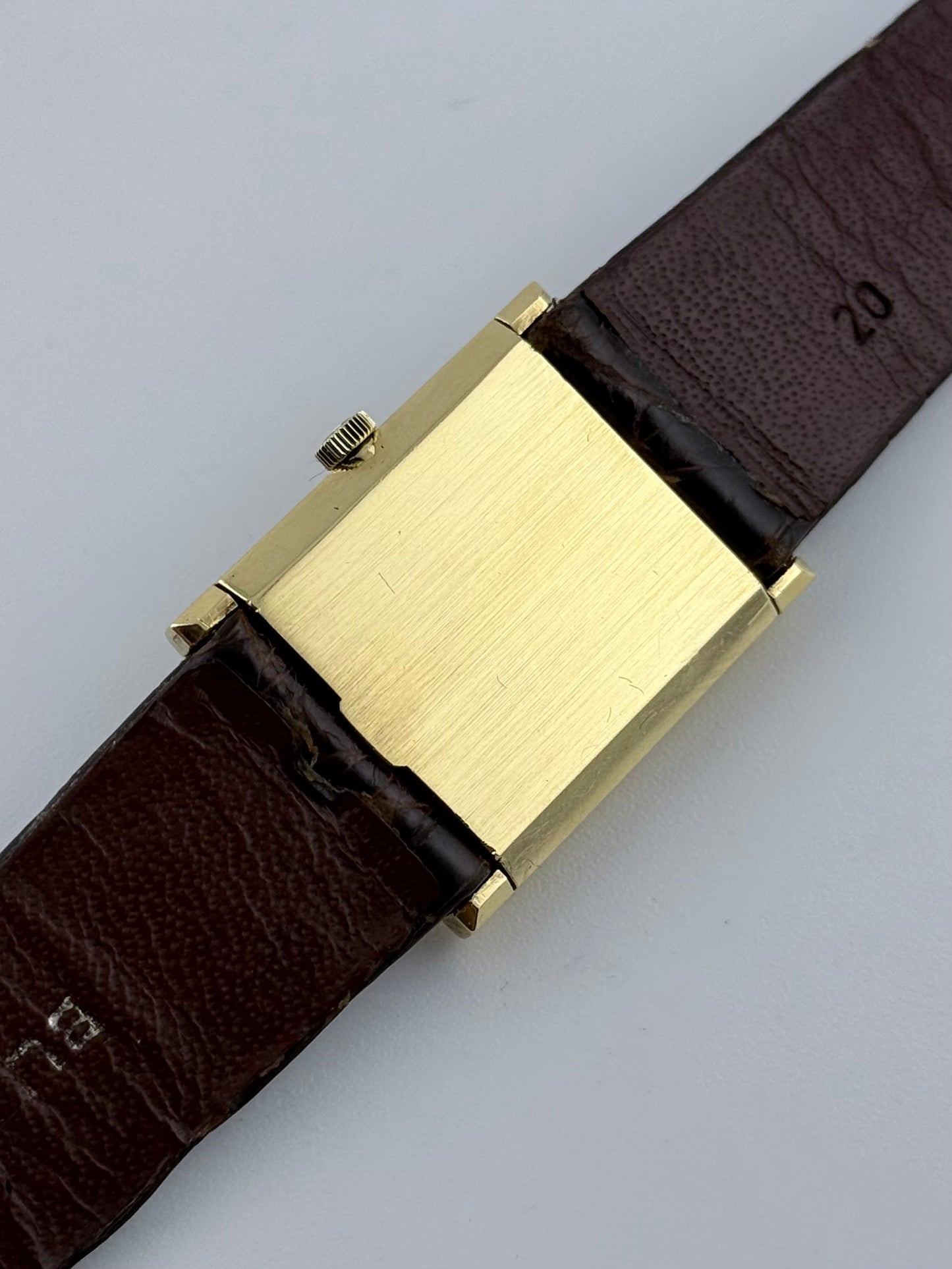 Omega De Ville Tank Manual Wind 111.081 - 18ct Gold - with Rare Box