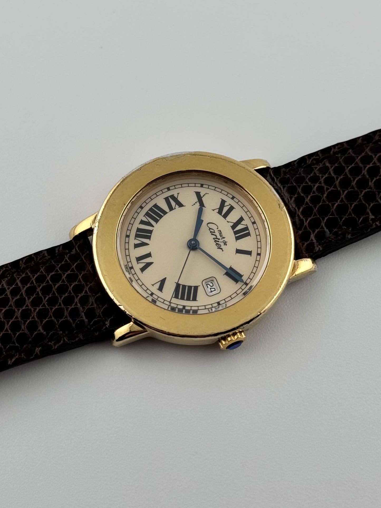 Cartier Must De Quartz Ronde 1800-1
