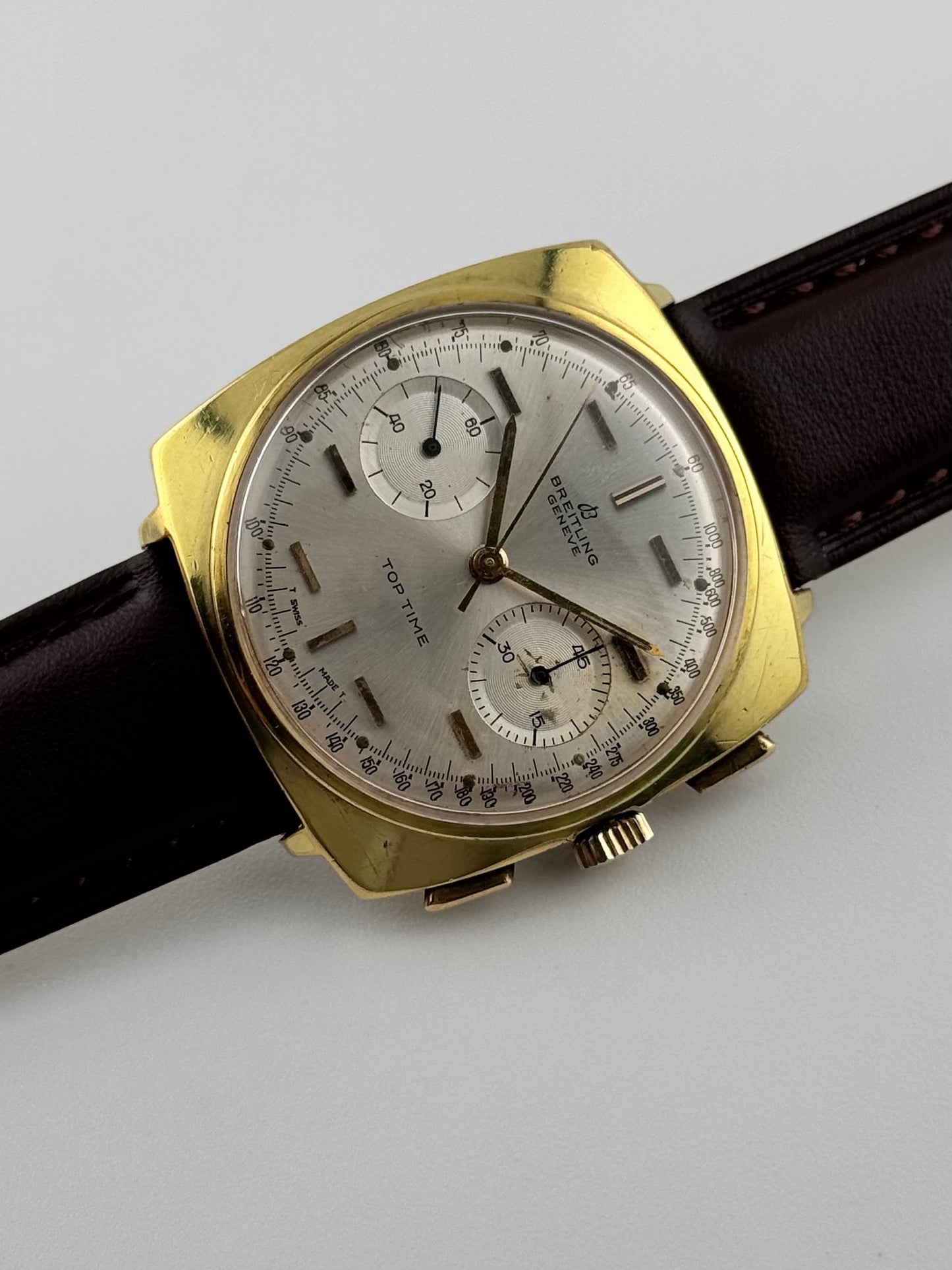 Breitling Geneve Top Time Chronograph Manual Wind Ref:2008