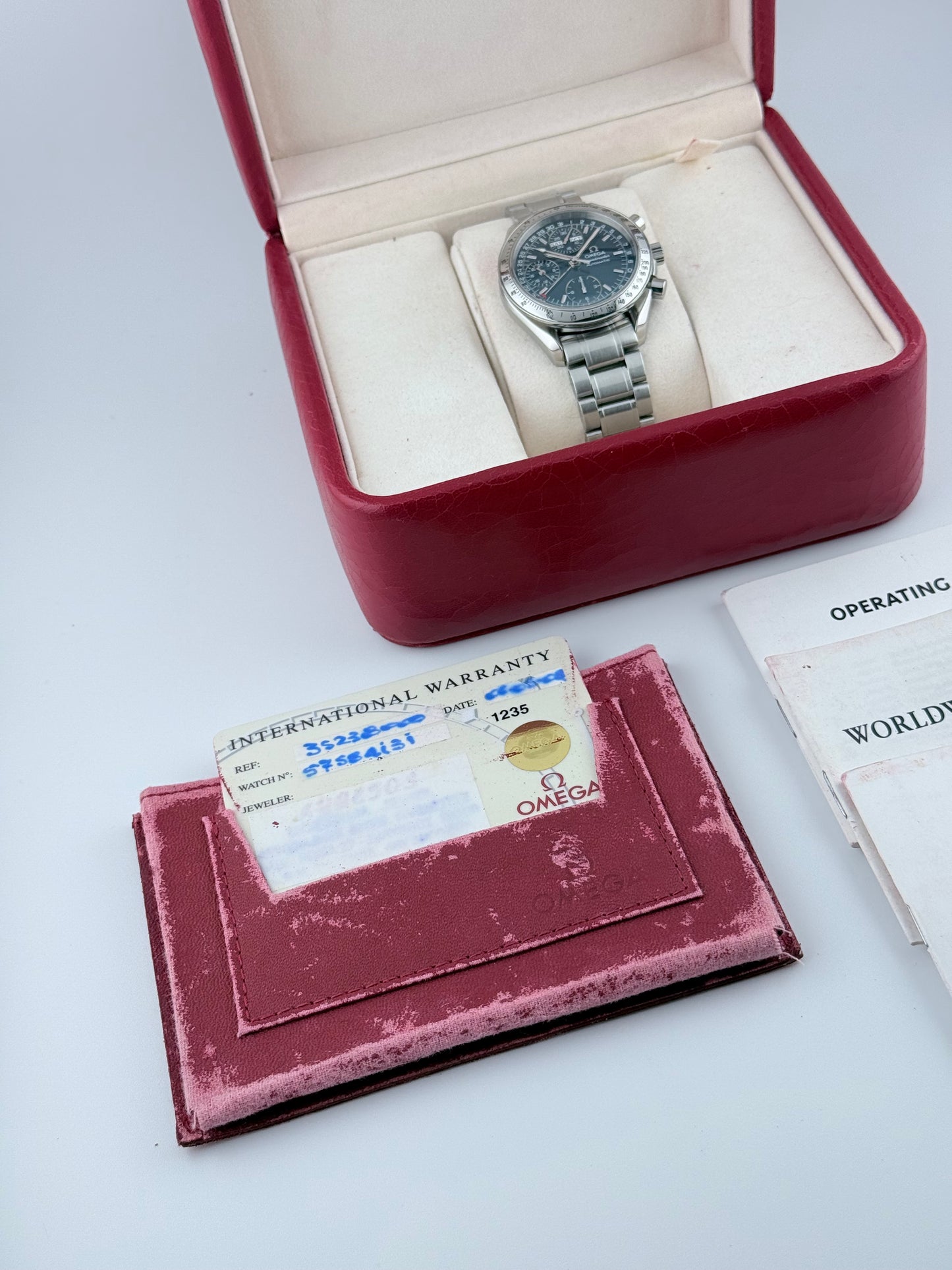 Omega Speedmaster Automatic Chronograph Triple Calendar - 175.0084 - Box and Papers