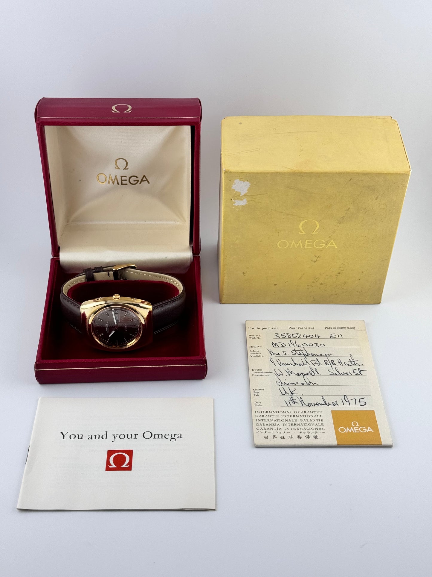Omega Megaquartz 32 Khz 196.0030 - Rare - Box and Papers!