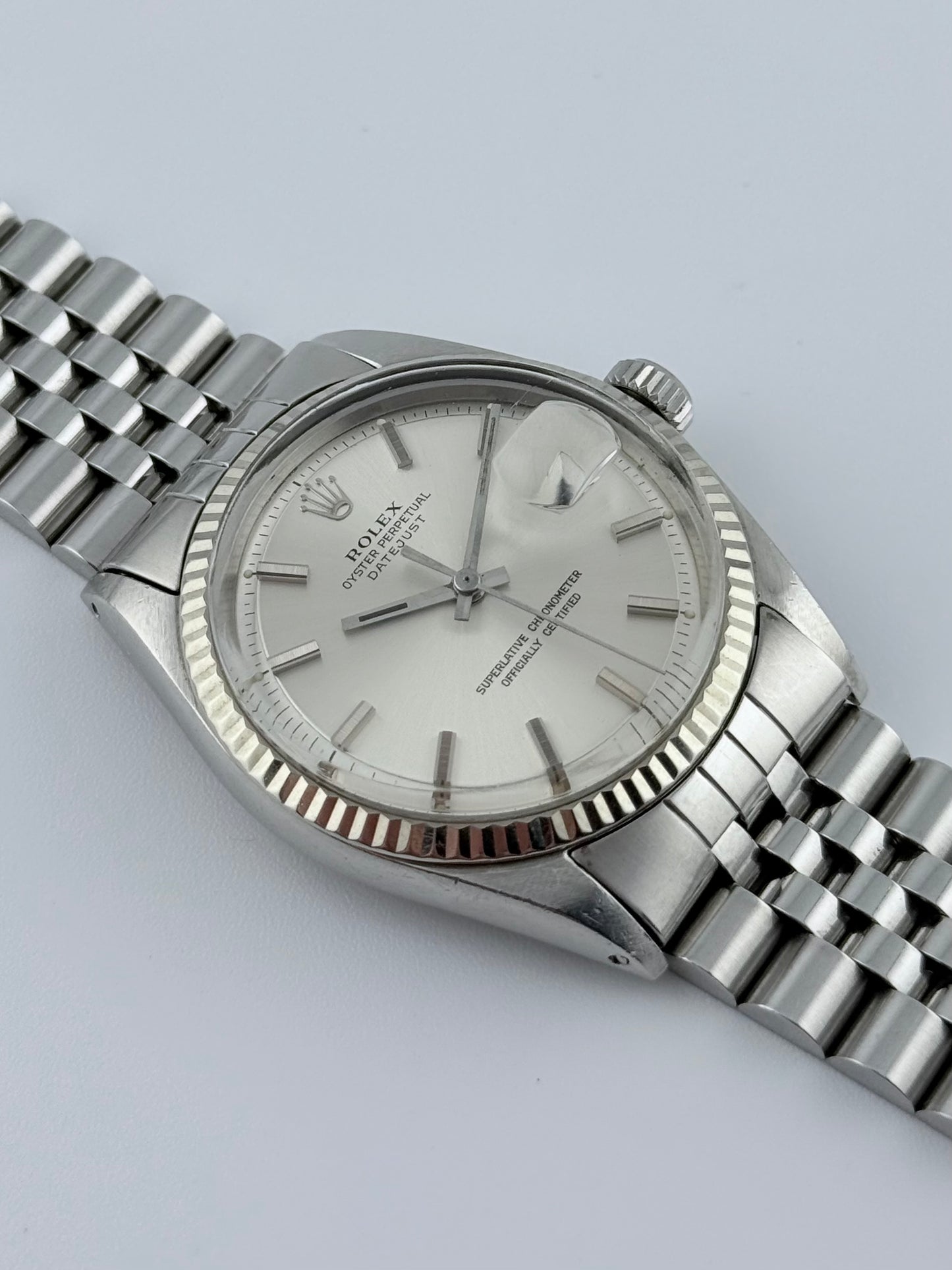 Rolex Datejust Oyster Perpetual - 1601 - Rare “wide boy” Dial