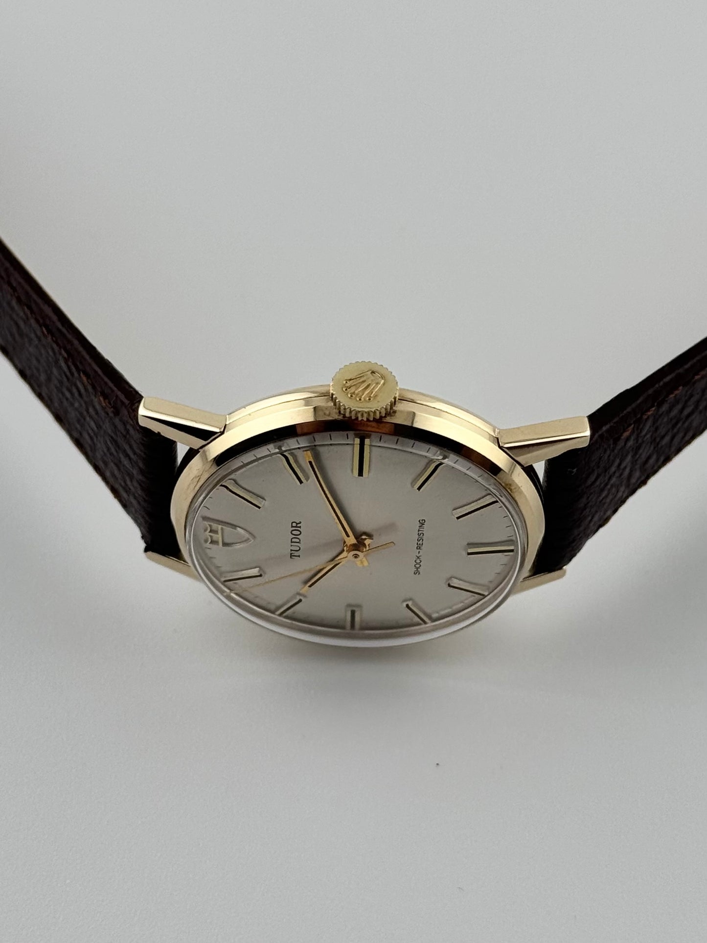 Tudor Manual Wind Shock Resisting 9ct Solid Gold Dress Piece