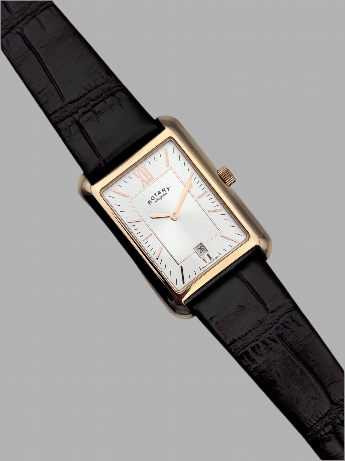 Rotary Tank Quartz Rose Gold - Original Box - GS02691/02