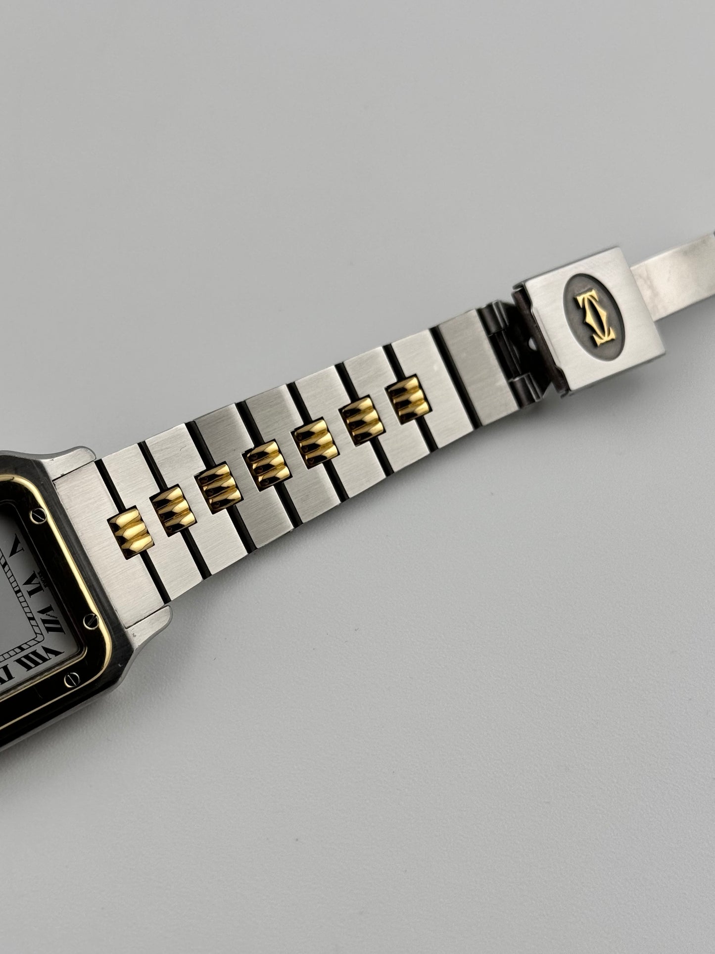 Cartier Santos Carree Automatic - Rare Godron Bracelet - 2961 - Original Box