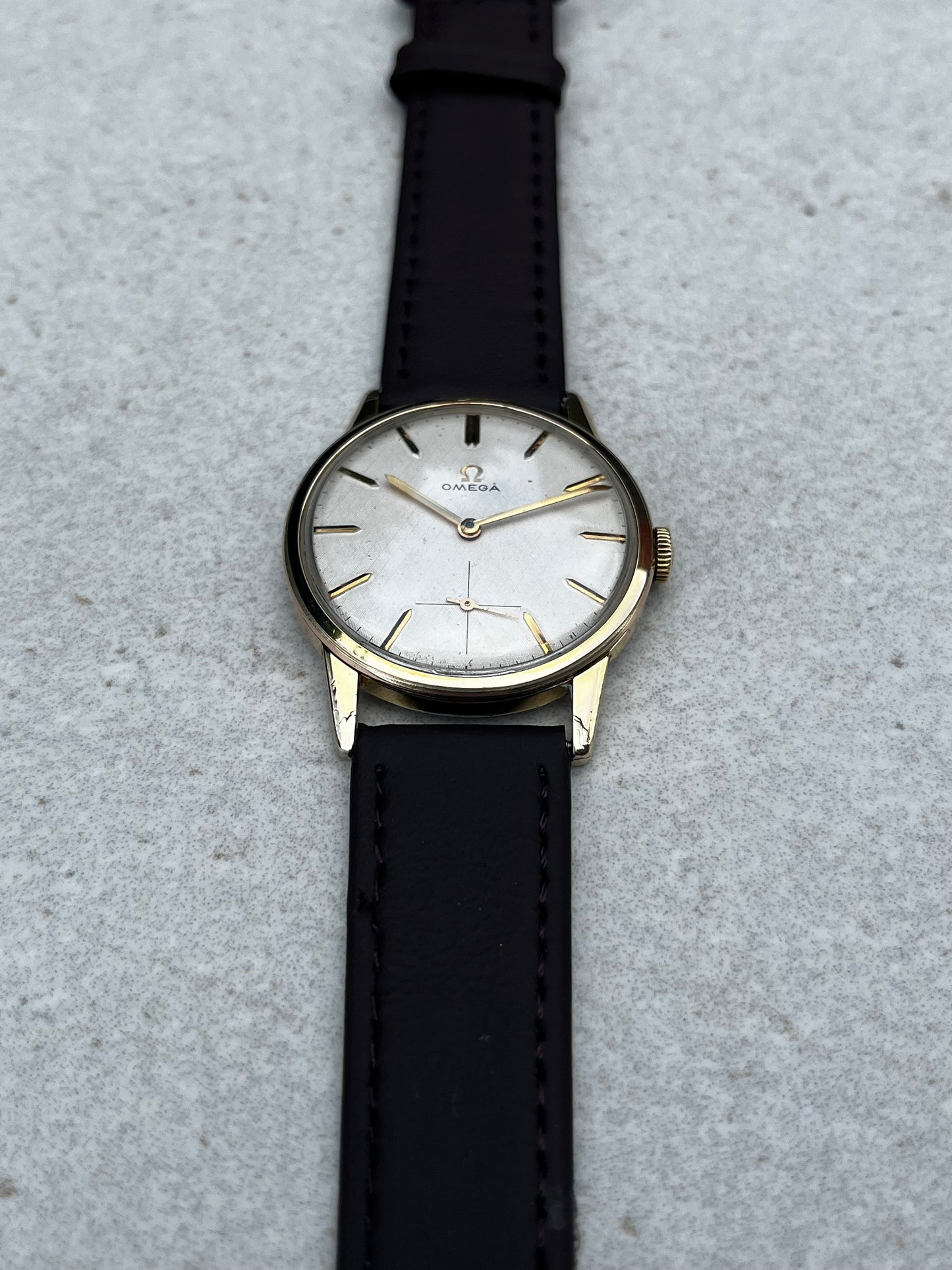Omega Manual Wind Small Seconds Linen Dial 121.001