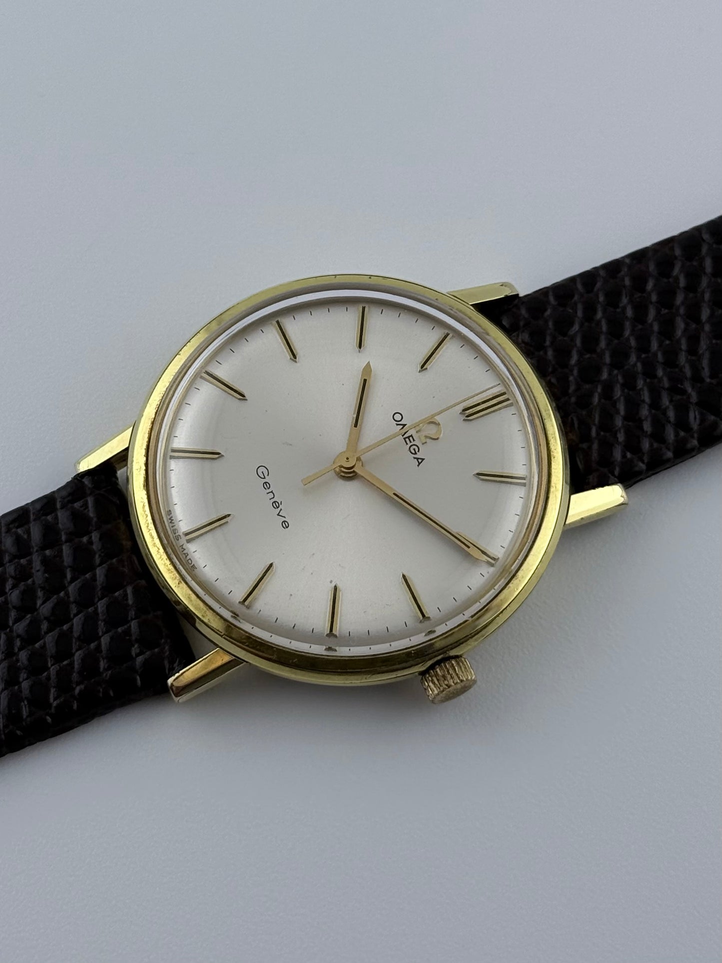 Omega Geneve Manual Wind 131.019SP - Sunburst Dial