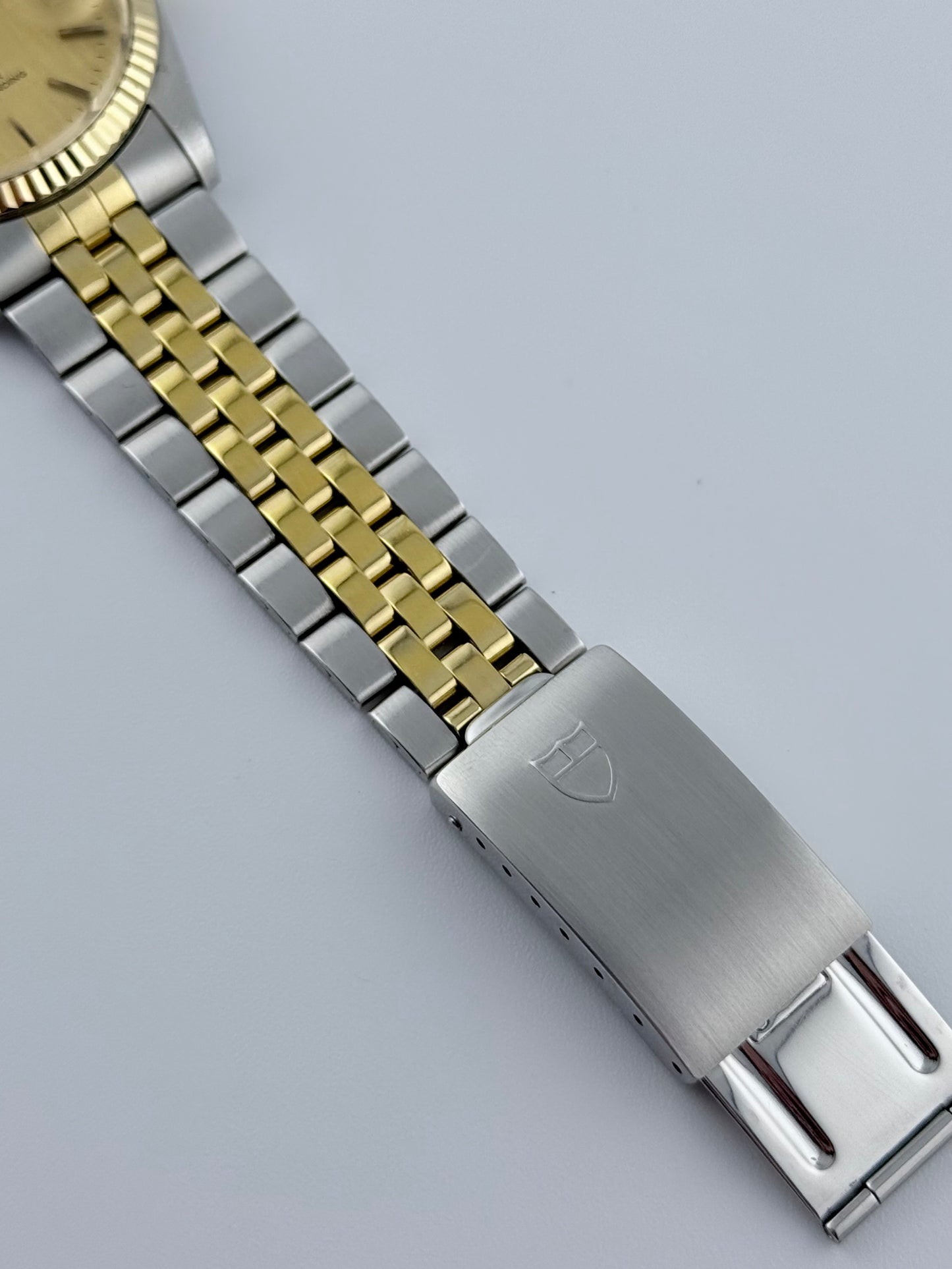 Tudor Prince Oysterdate 74033 Two-Tone - Rare Linen Dial