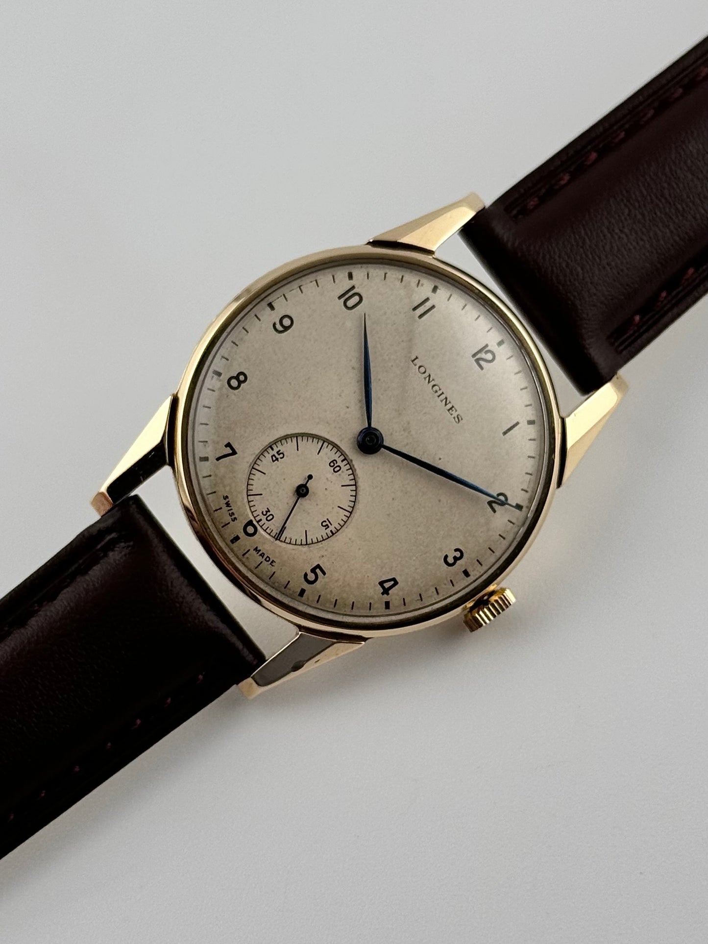 Longines Seconds Sub-dial - manual - 9ct Solid Gold - 207695 - Extremely Rare