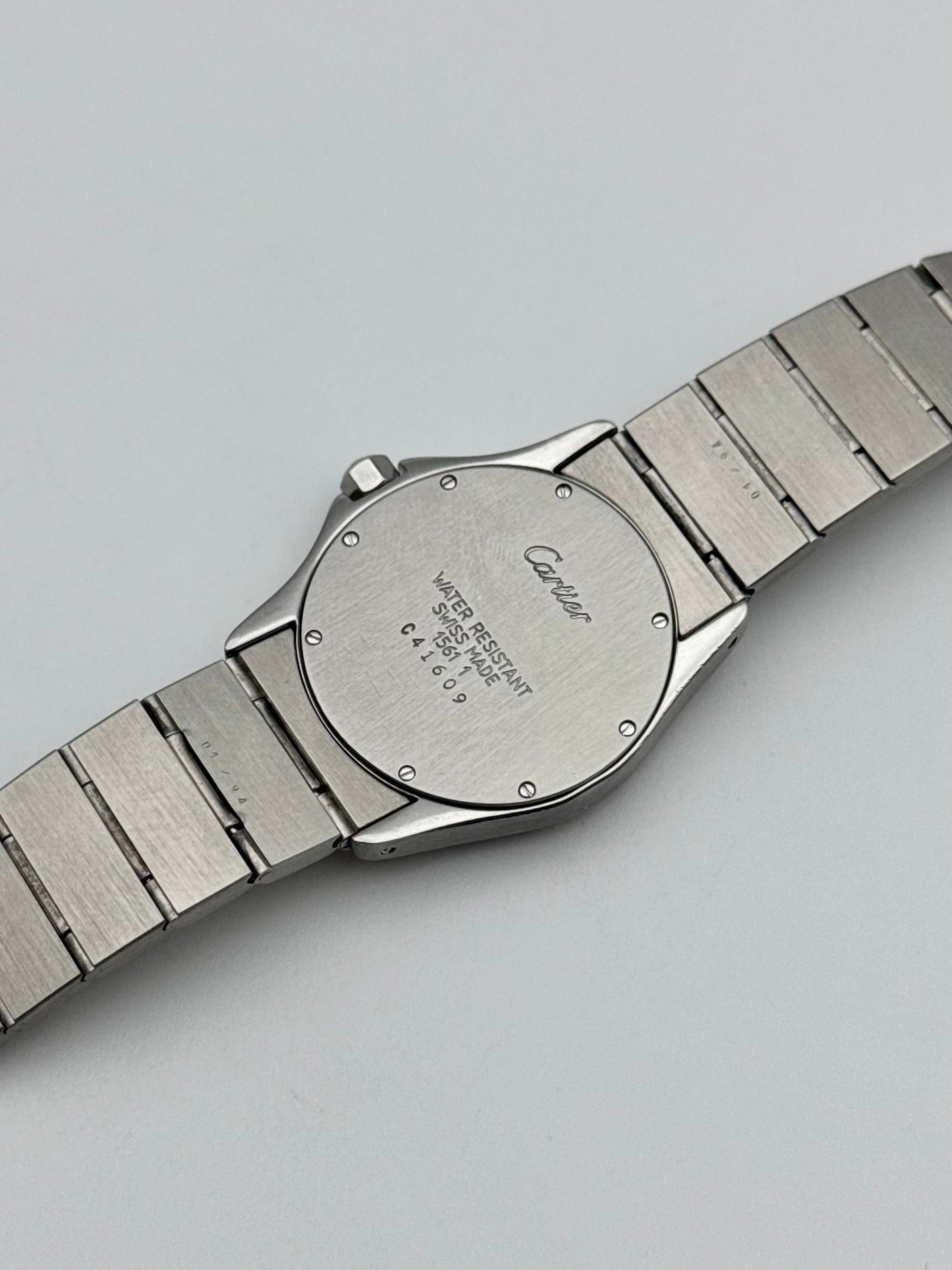 Cartier Santos Ronde Quartz Date 1561 - Boxed