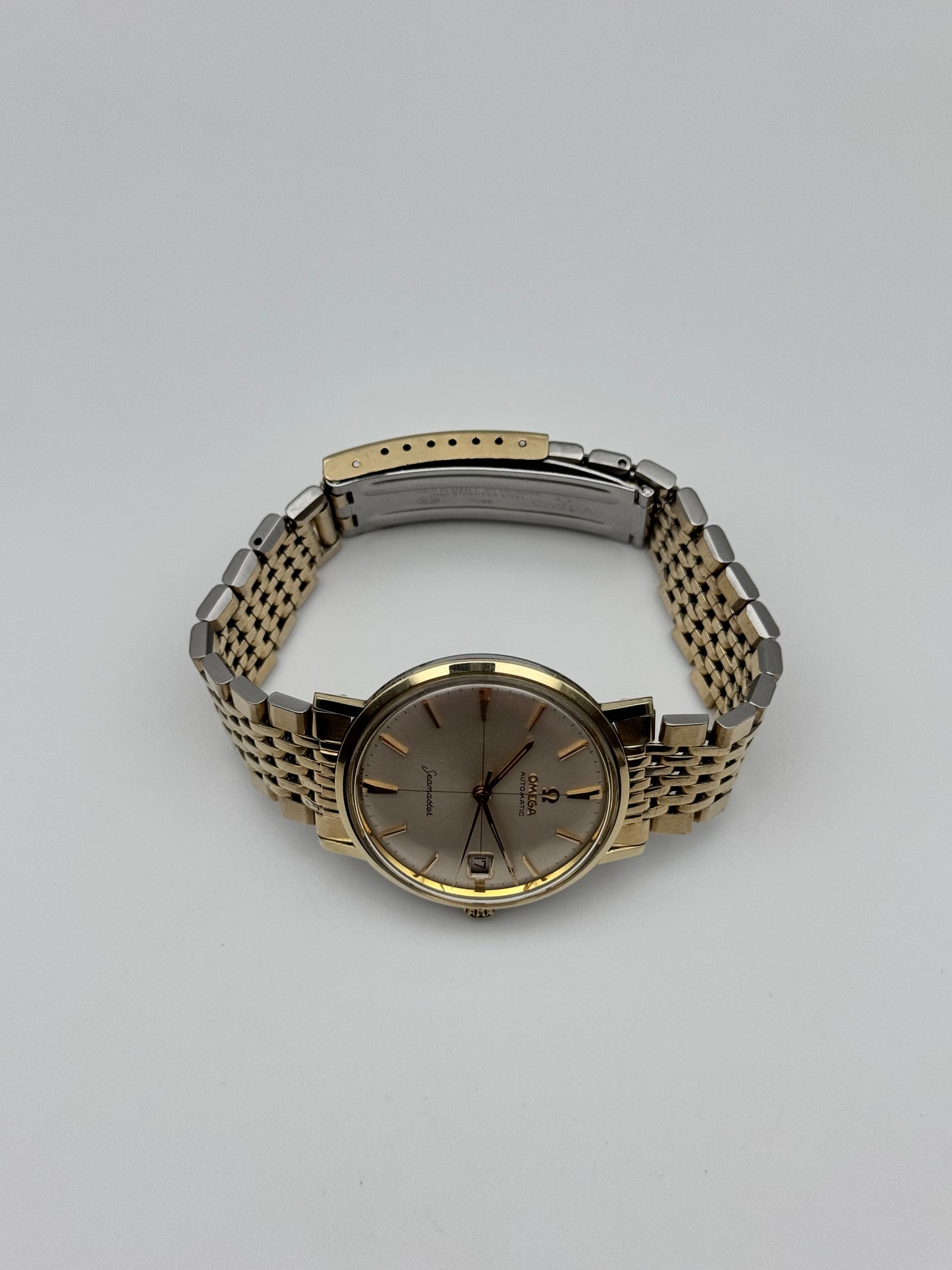 Omega Seamaster Automatic Date - 145.018 - Rare Crosshair Dial - Original Bracelet