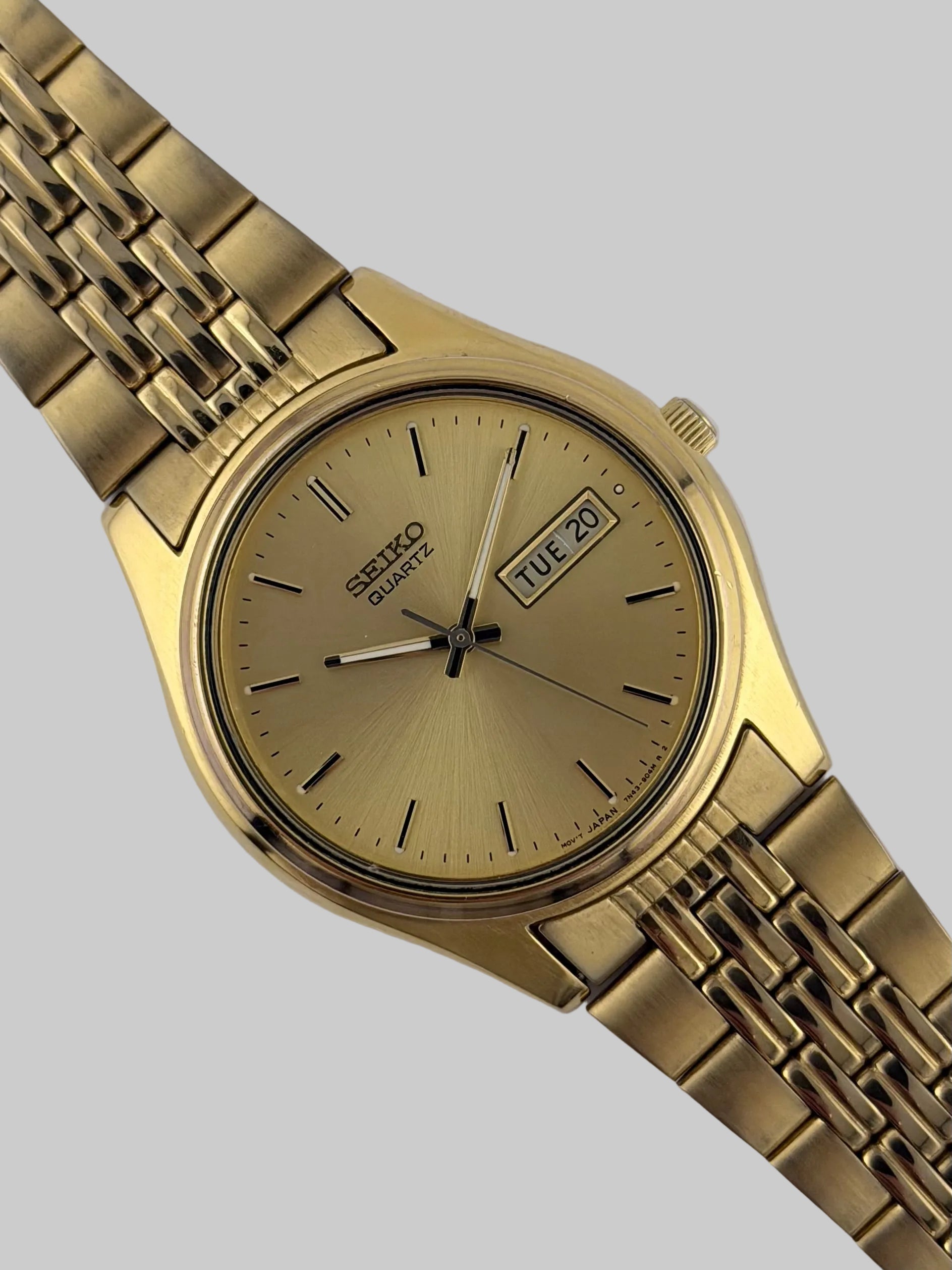 SEIKO KING QUARTZ 900431 不動品 Seiko Quartz King Sunburst 4823 