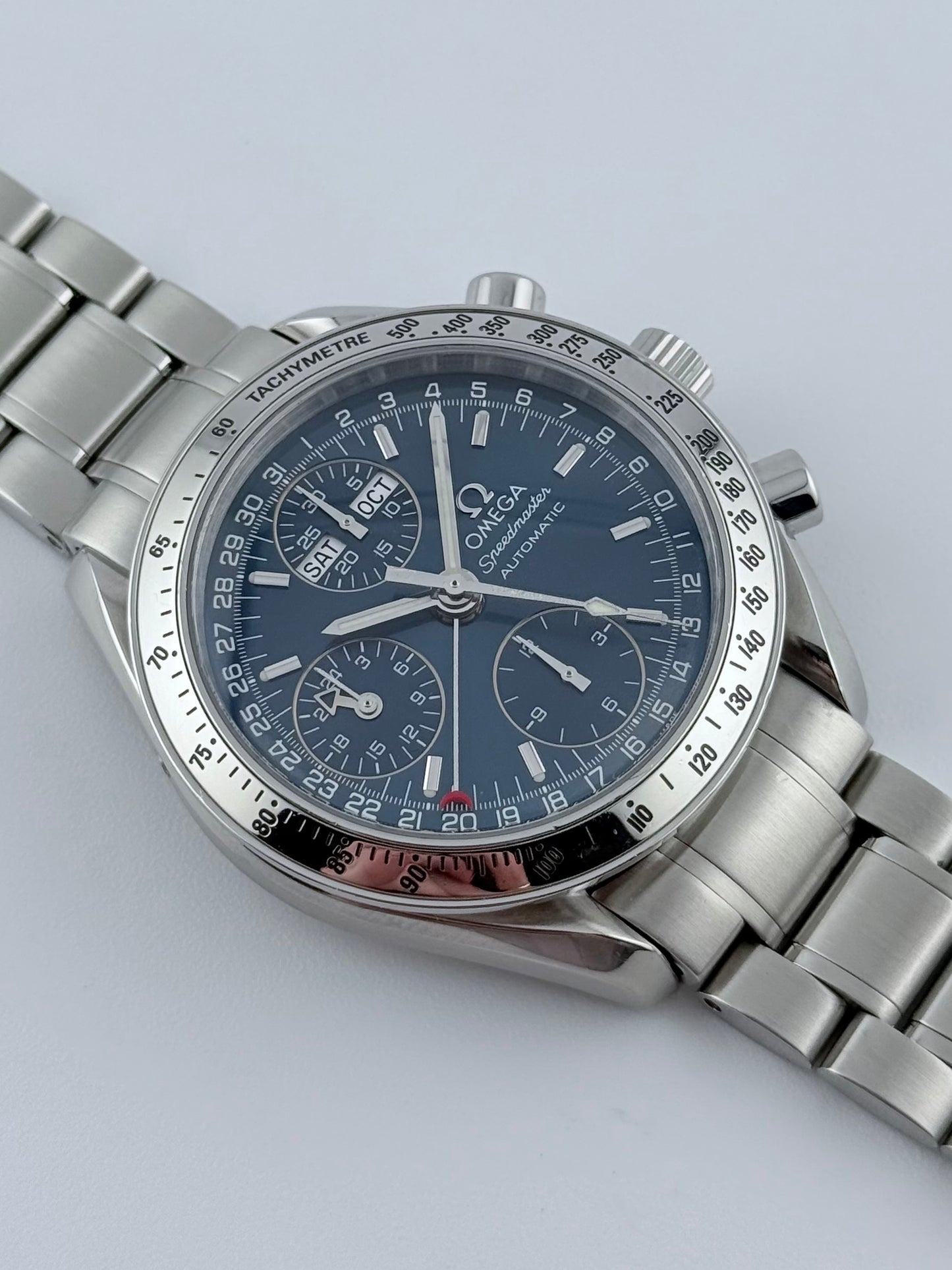 Omega Speedmaster Automatic Chronograph Triple Calendar - 175.0084 - Box and Papers
