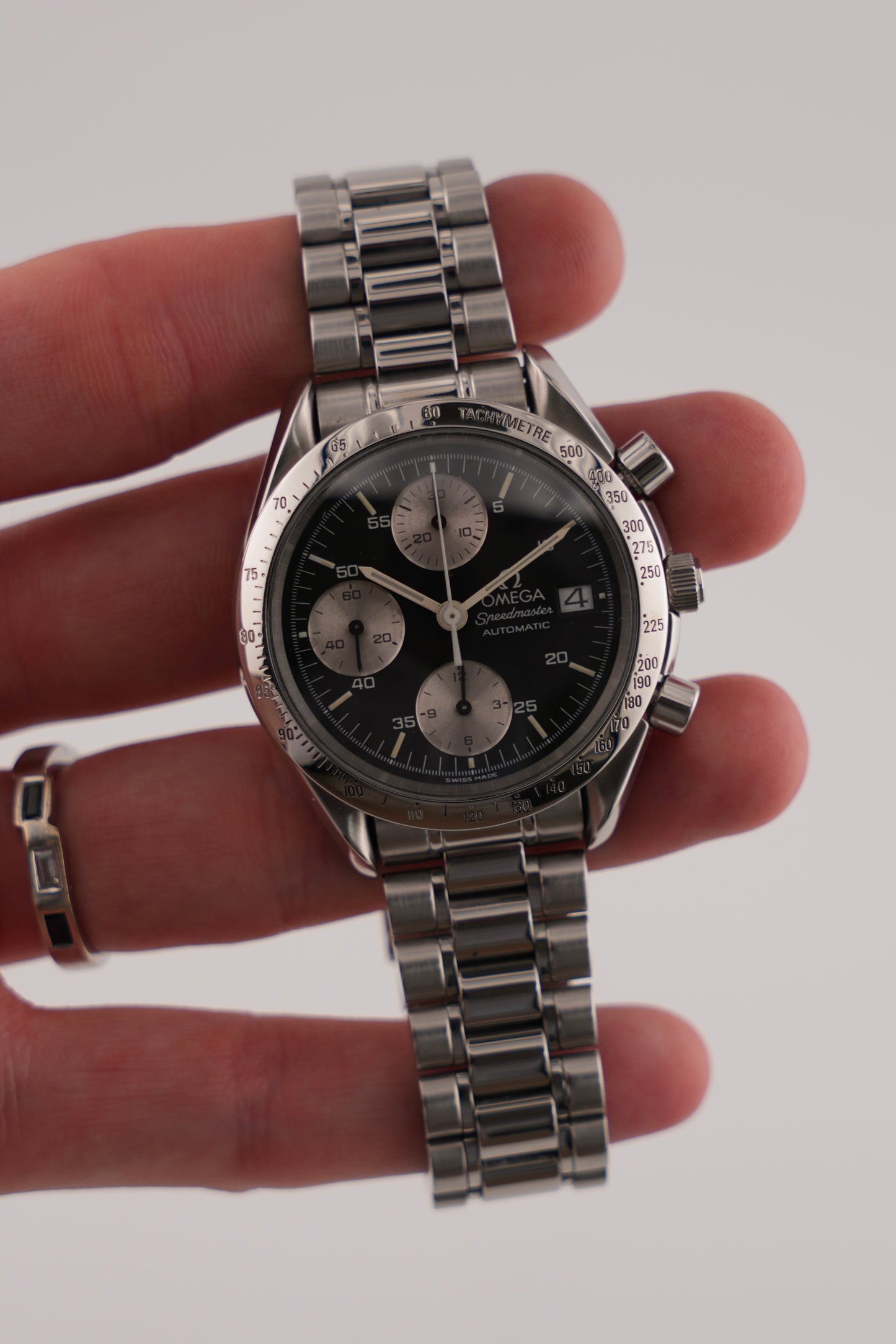 Omega Speedmaster Automatic Chronograph - 175.0043 - Reverse Panda Dial
