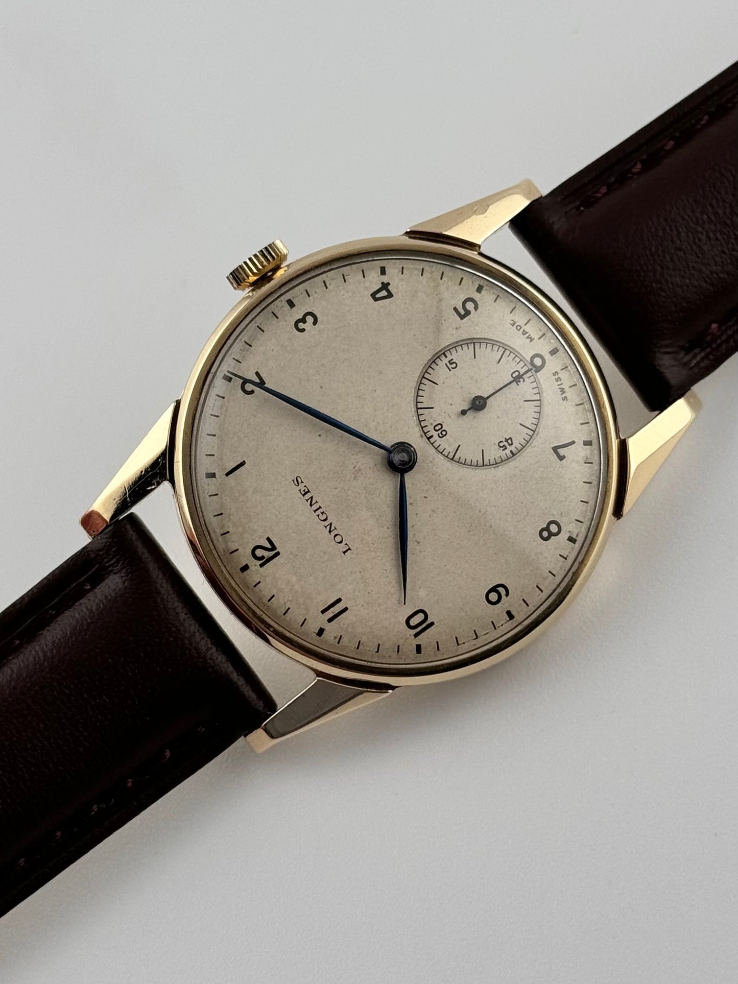 Longines Seconds Sub-dial - manual - 9ct Solid Gold - 207695 - Extremely Rare