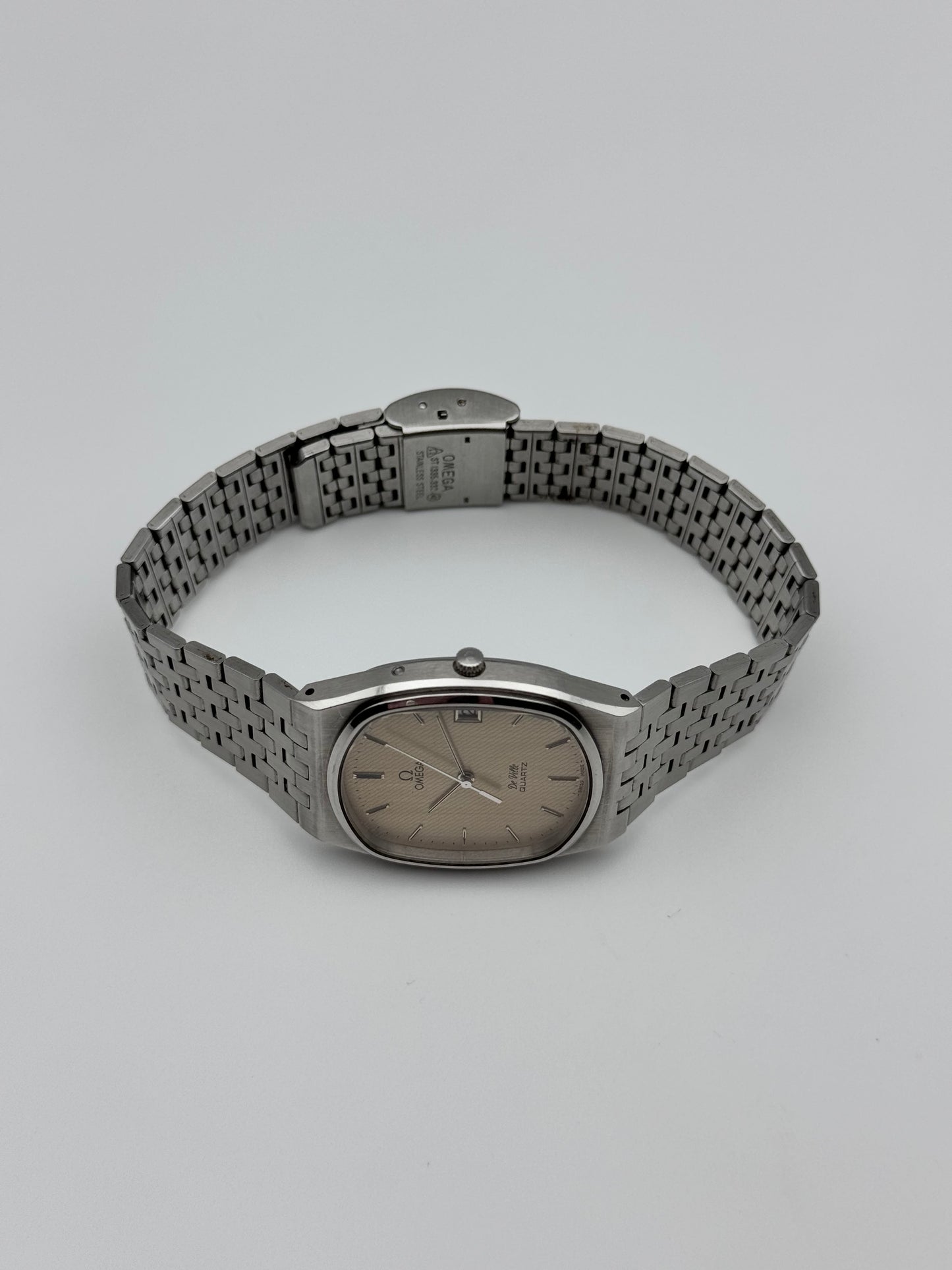 Omega DeVille Quartz Date 192.0051 - Honeycomb Dial