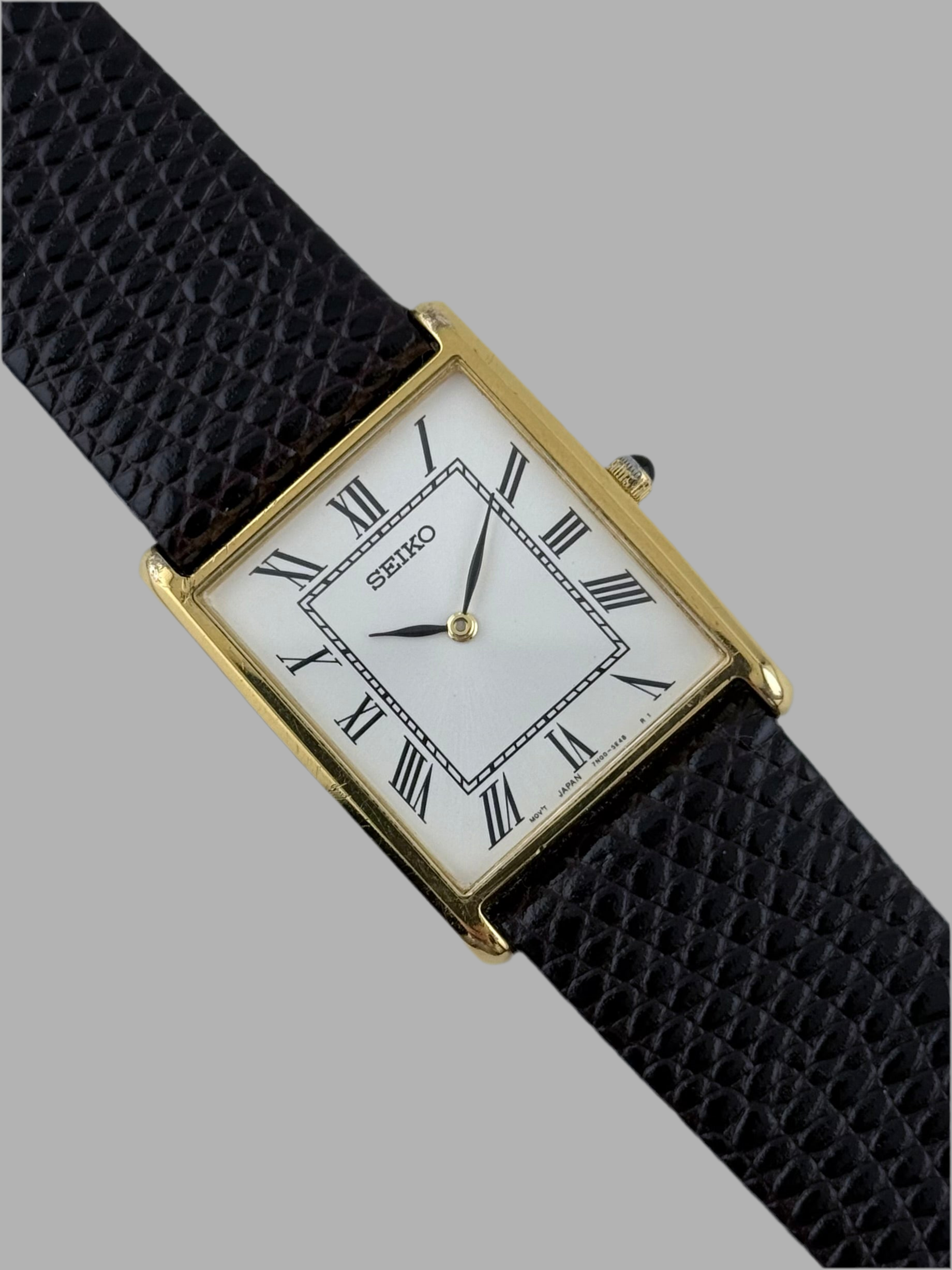 Seiko Tank Quartz - 7N00-5C70 – The Wrist Watcher