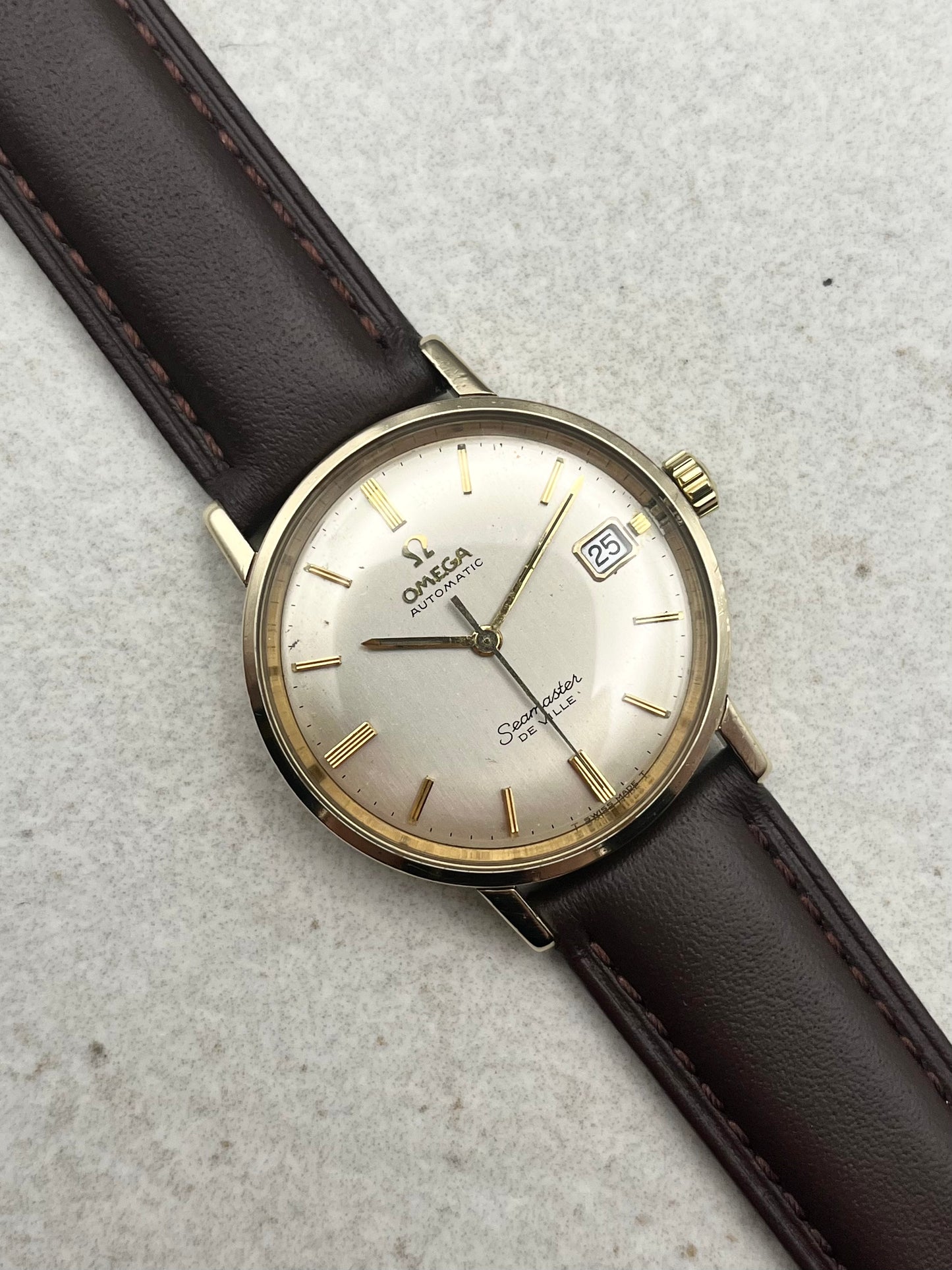 Omega Seamaster DeVille Automatic 9ct Solid Gold 166.020