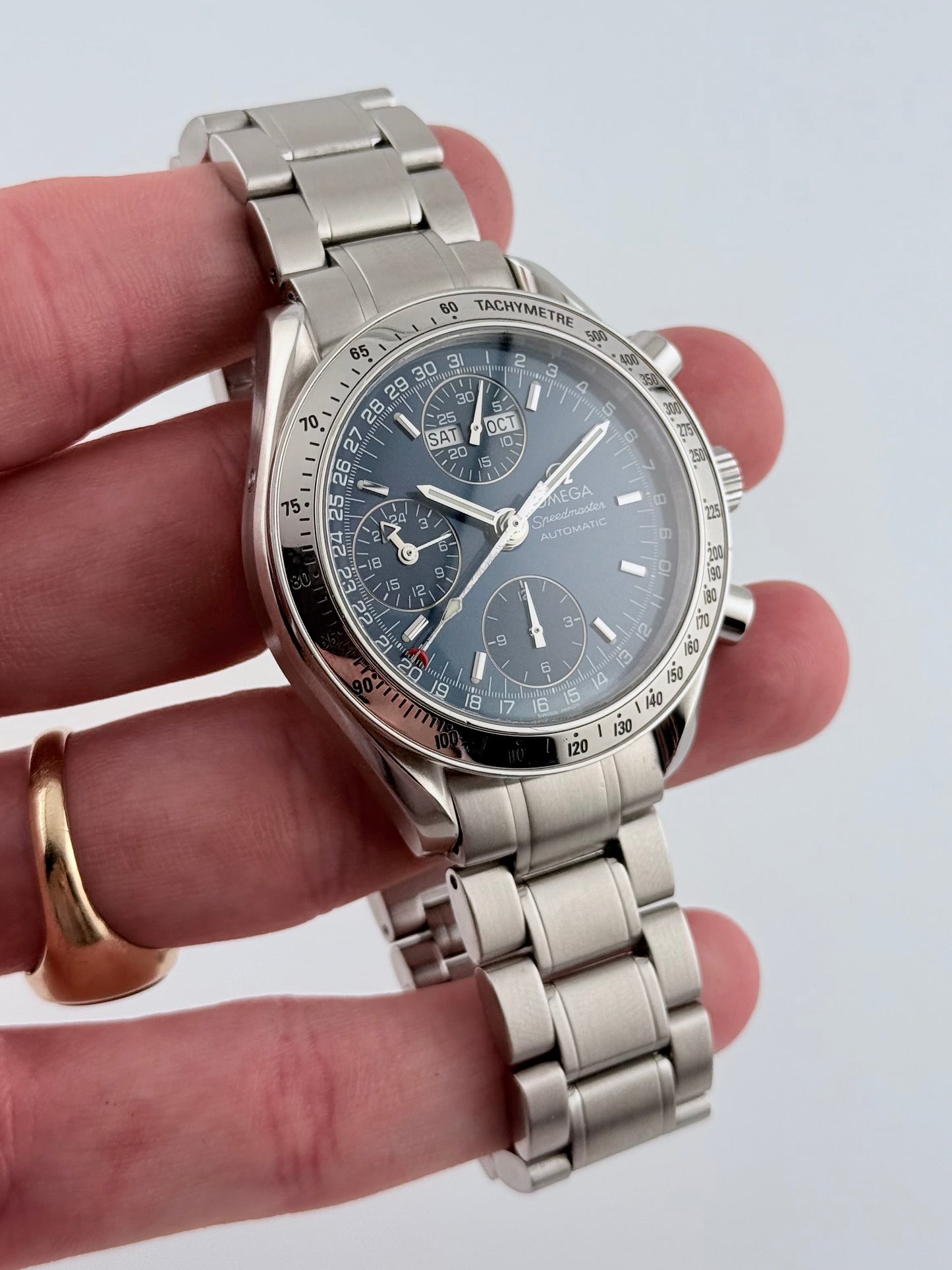 Omega Speedmaster Automatic Chronograph Triple Calendar - 175.0084 - Box and Papers