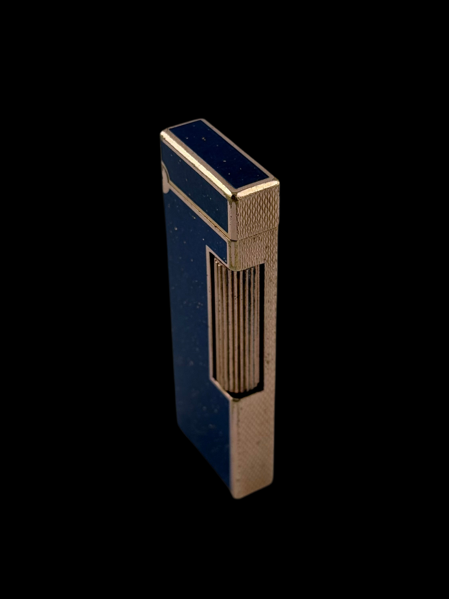 Dunhill Roller Gas Enamel Lapis Lighter
