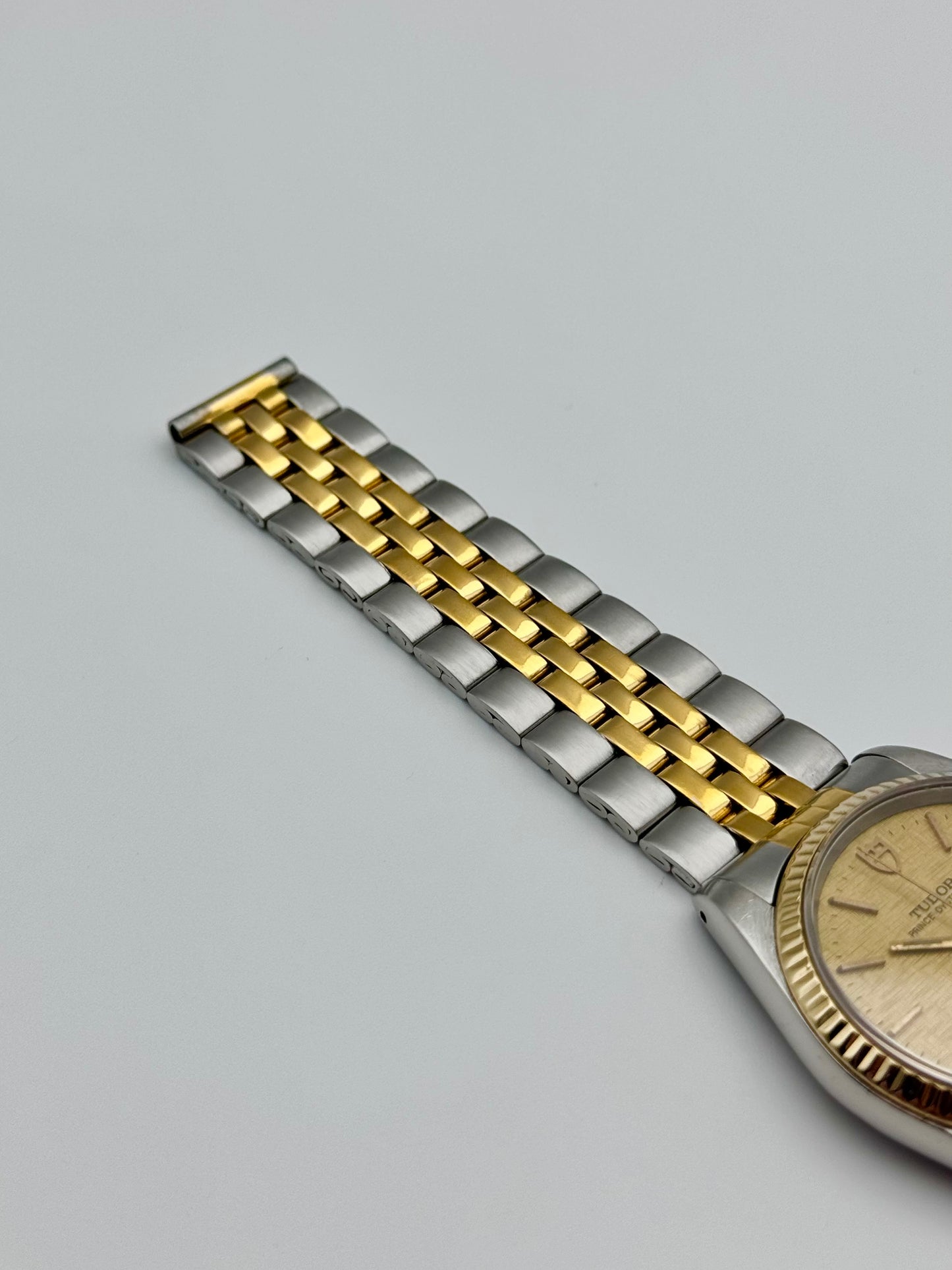 Tudor Prince Oysterdate 74033 Two-Tone - Rare Linen Dial