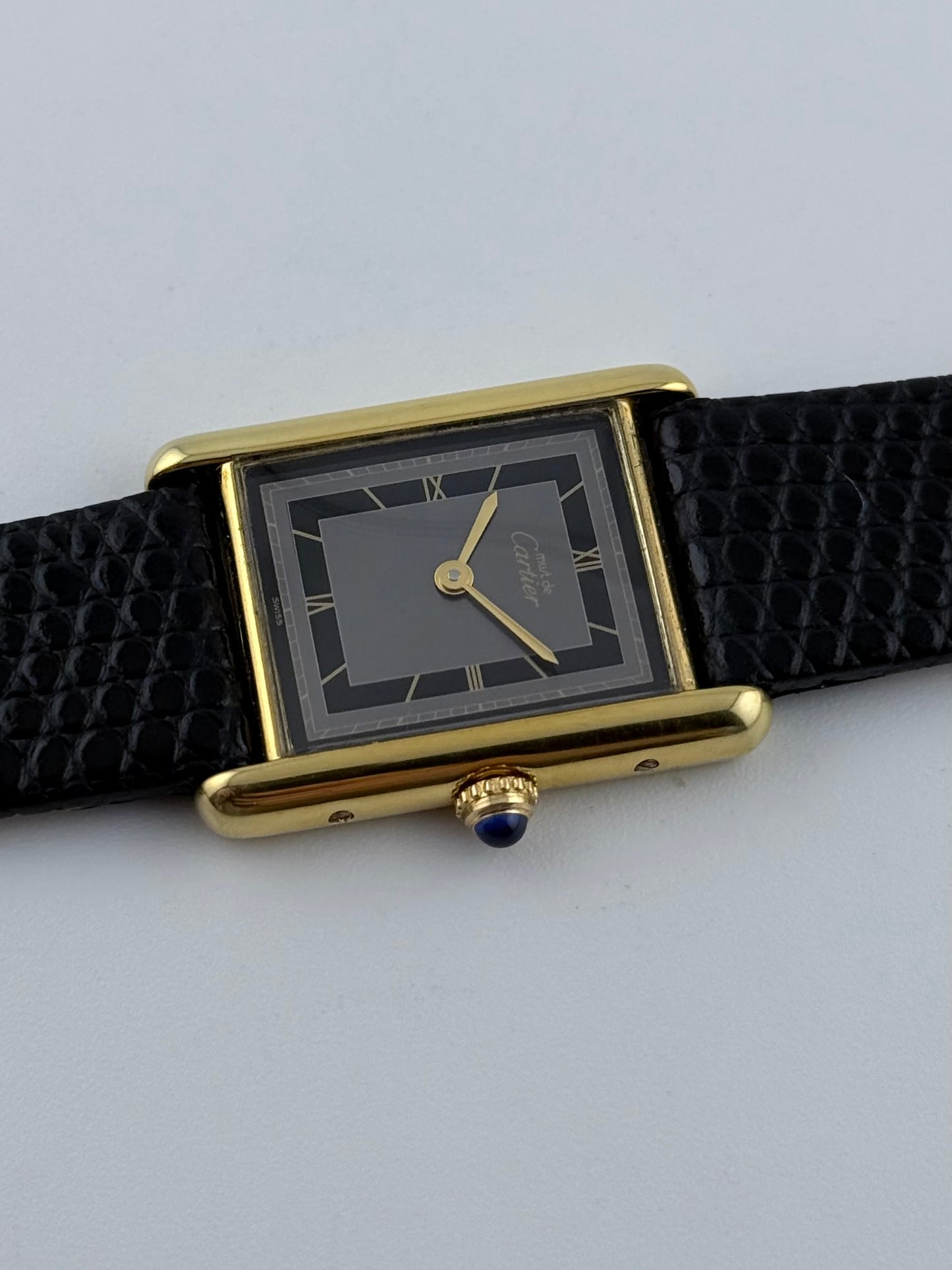 Cartier Must De Tank Quartz - Rare Slate Dial - Near Mint