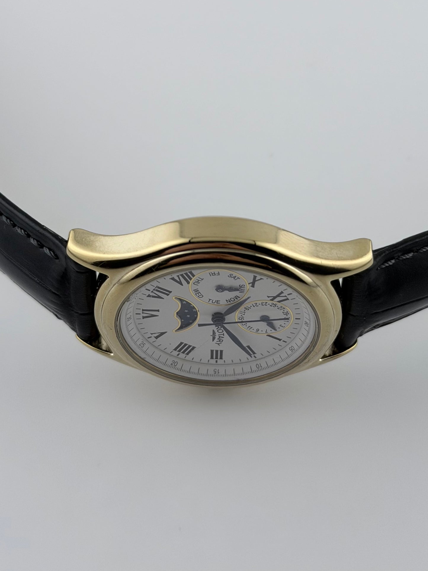 Rotary Moonphase Quartz Day-Date