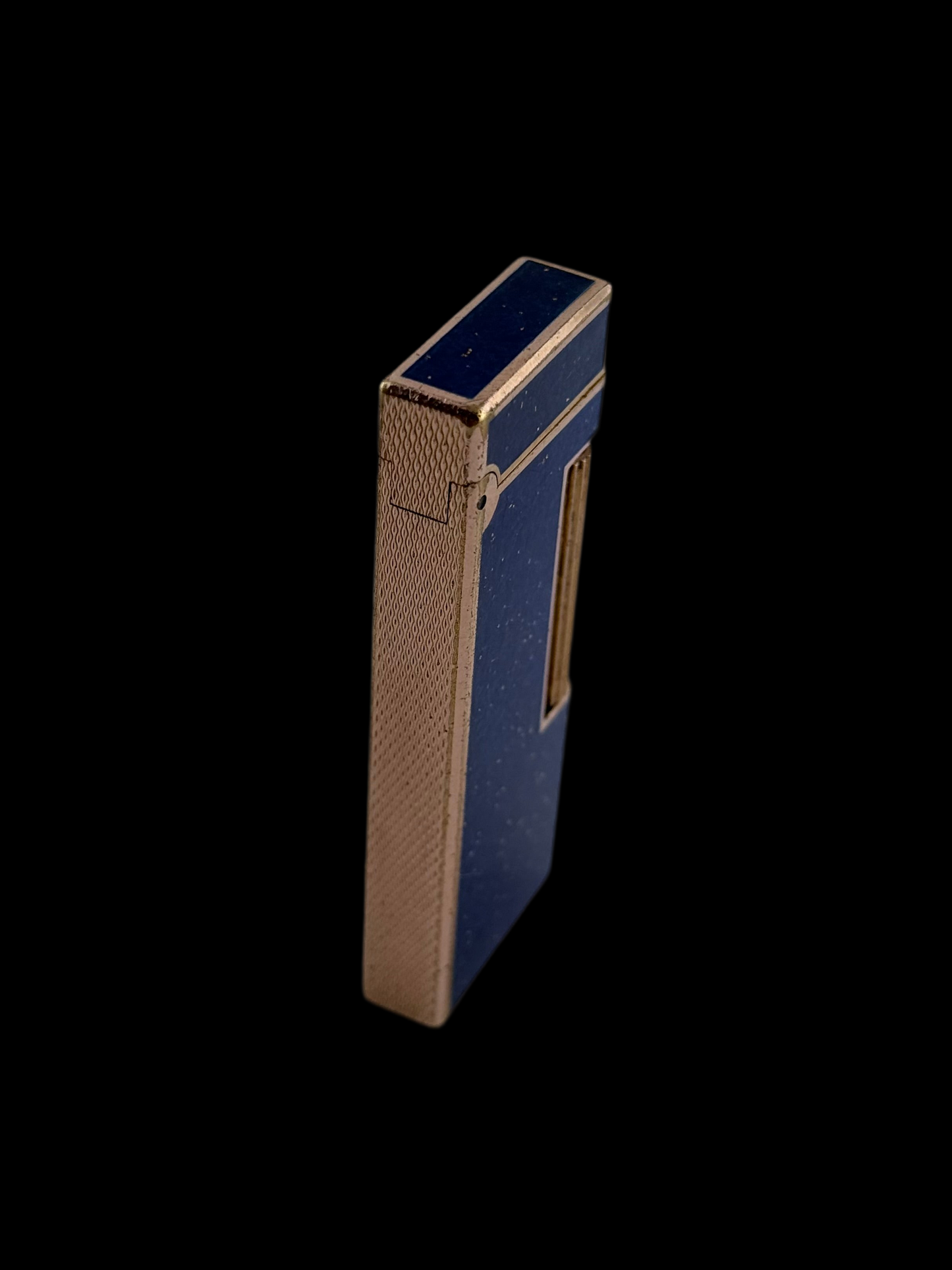 Dunhill Roller Gas Enamel Lapis Lighter