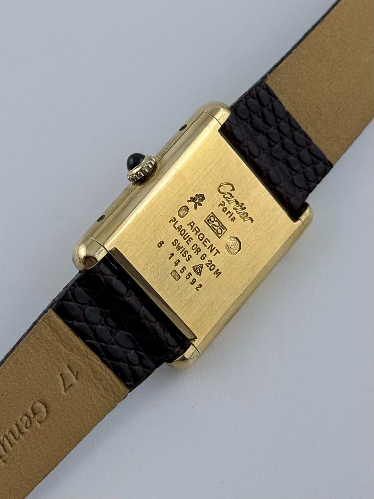 Cartier Must De Paris Tank Quartz - Trinity Dial