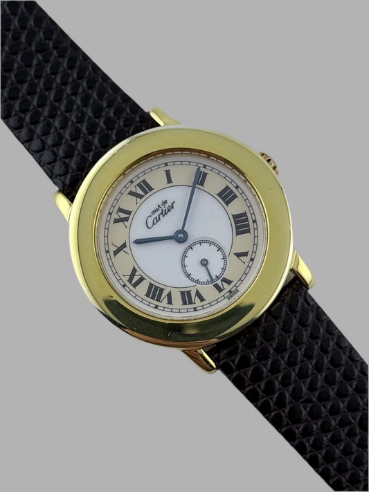Cartier Must De Cartier Ronde - Quartz - Sub-seconds dial - 1800-1