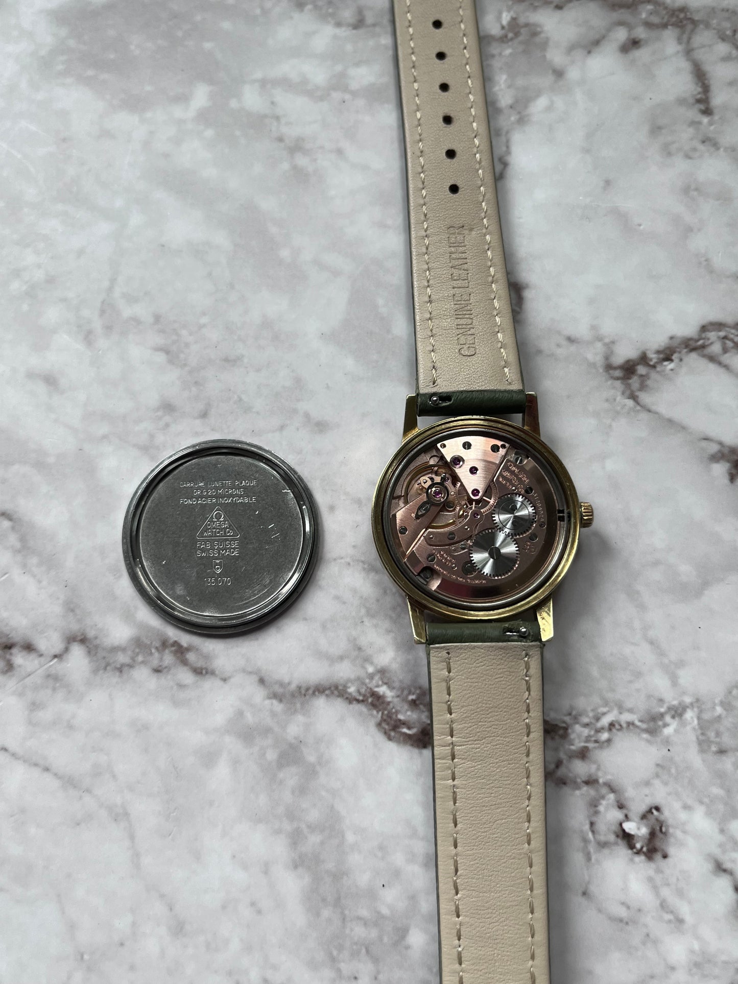 Omega Geneve Manual Shantung Dial 135.070