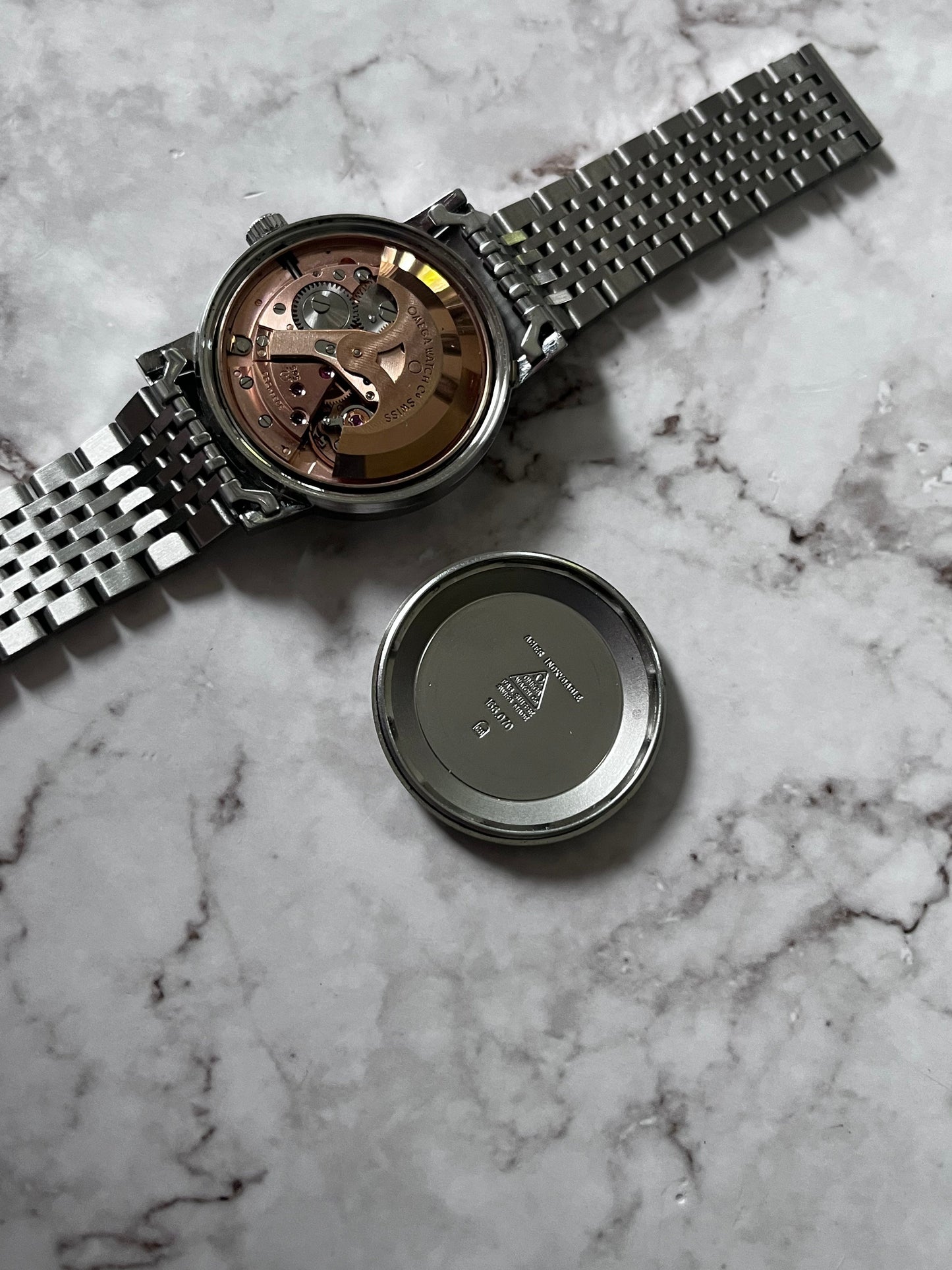 Omega Geneve Automatic Shantung Dial 166.070