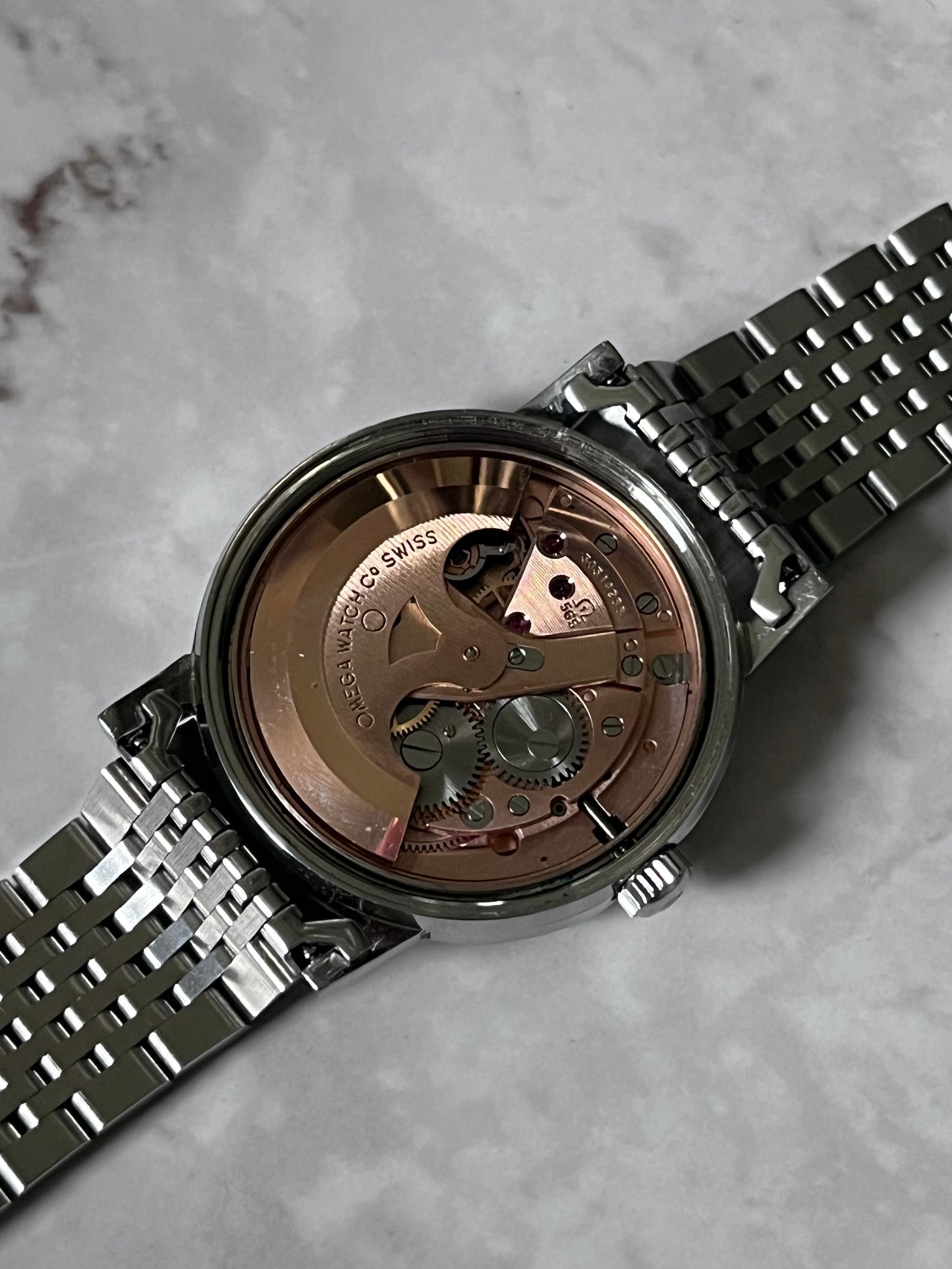 Omega Geneve Automatic Shantung Dial 166.070