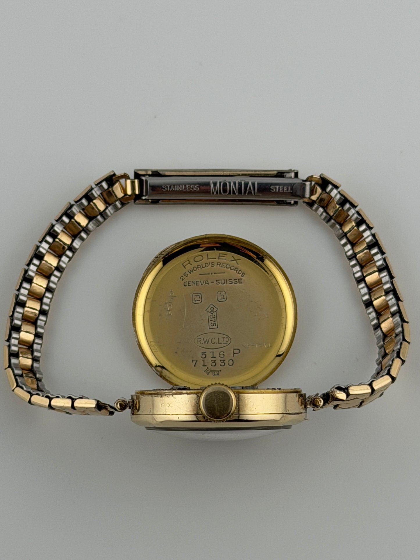 Rolex Ladies Cocktail Watch Manual Wind - Rare 1935/1938 - Solid 9ct Gold