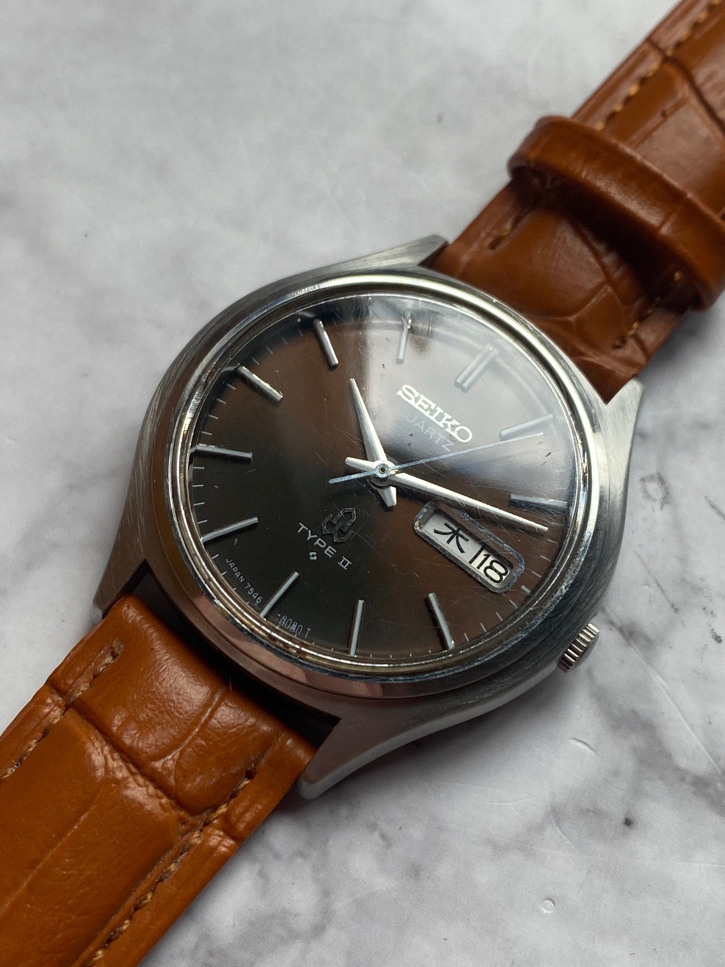 Seiko SQ Quartz Japanese Day-Date