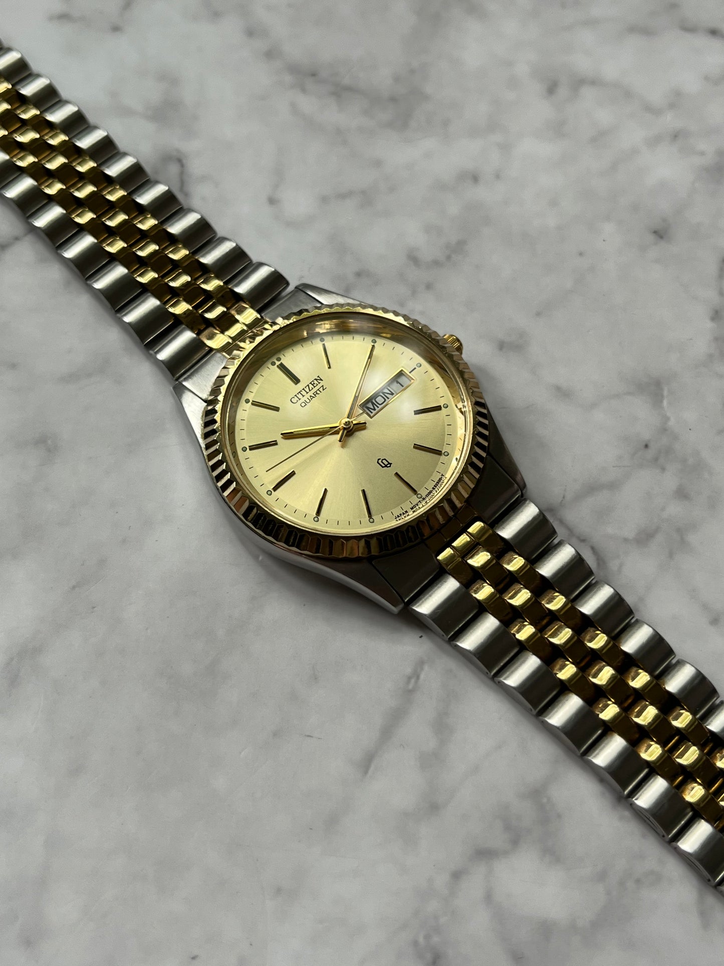 Citizen CQ Quartz Day-Date Jubilee Two Tone