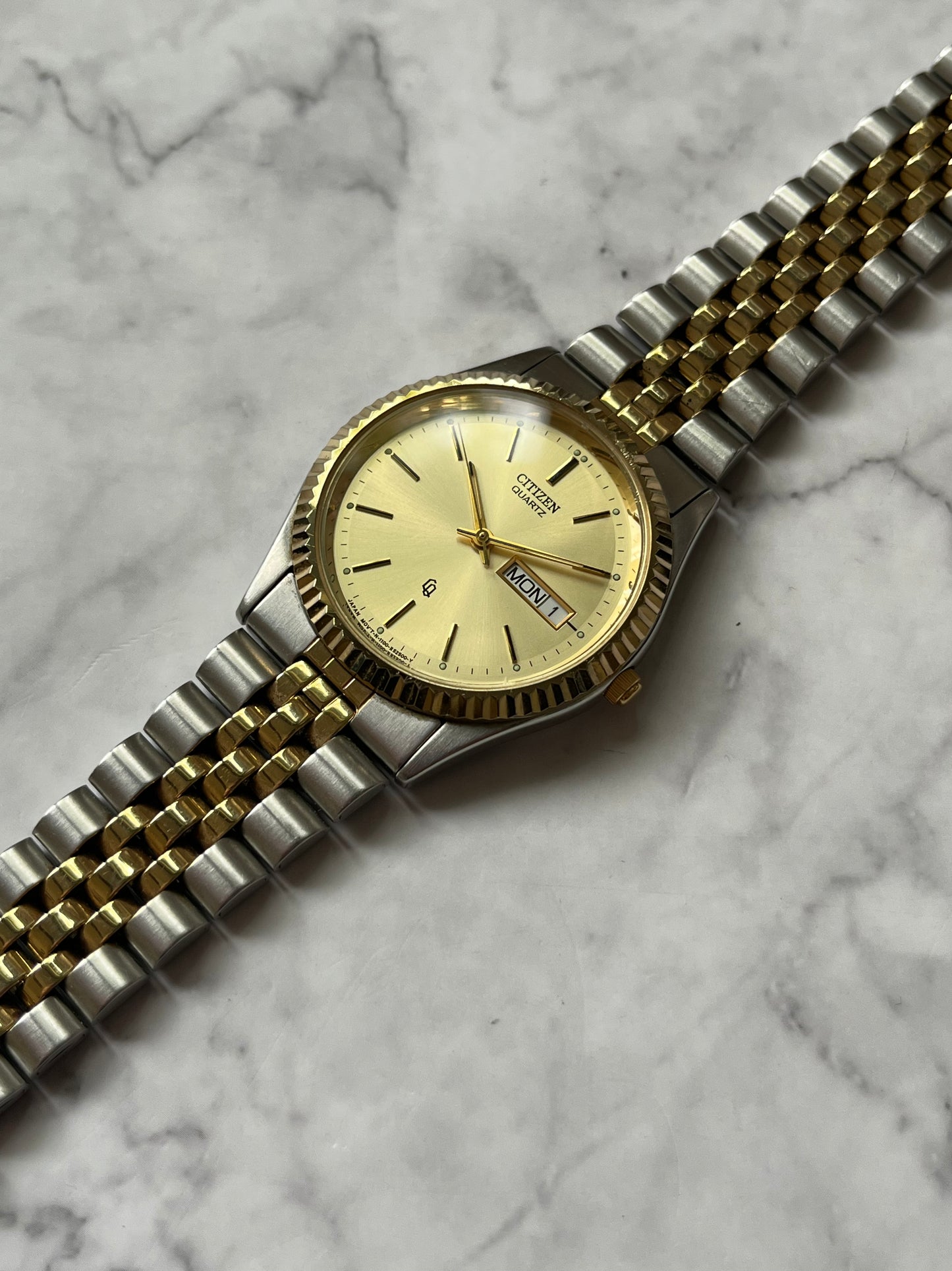 Citizen CQ Quartz Day-Date Jubilee Two Tone