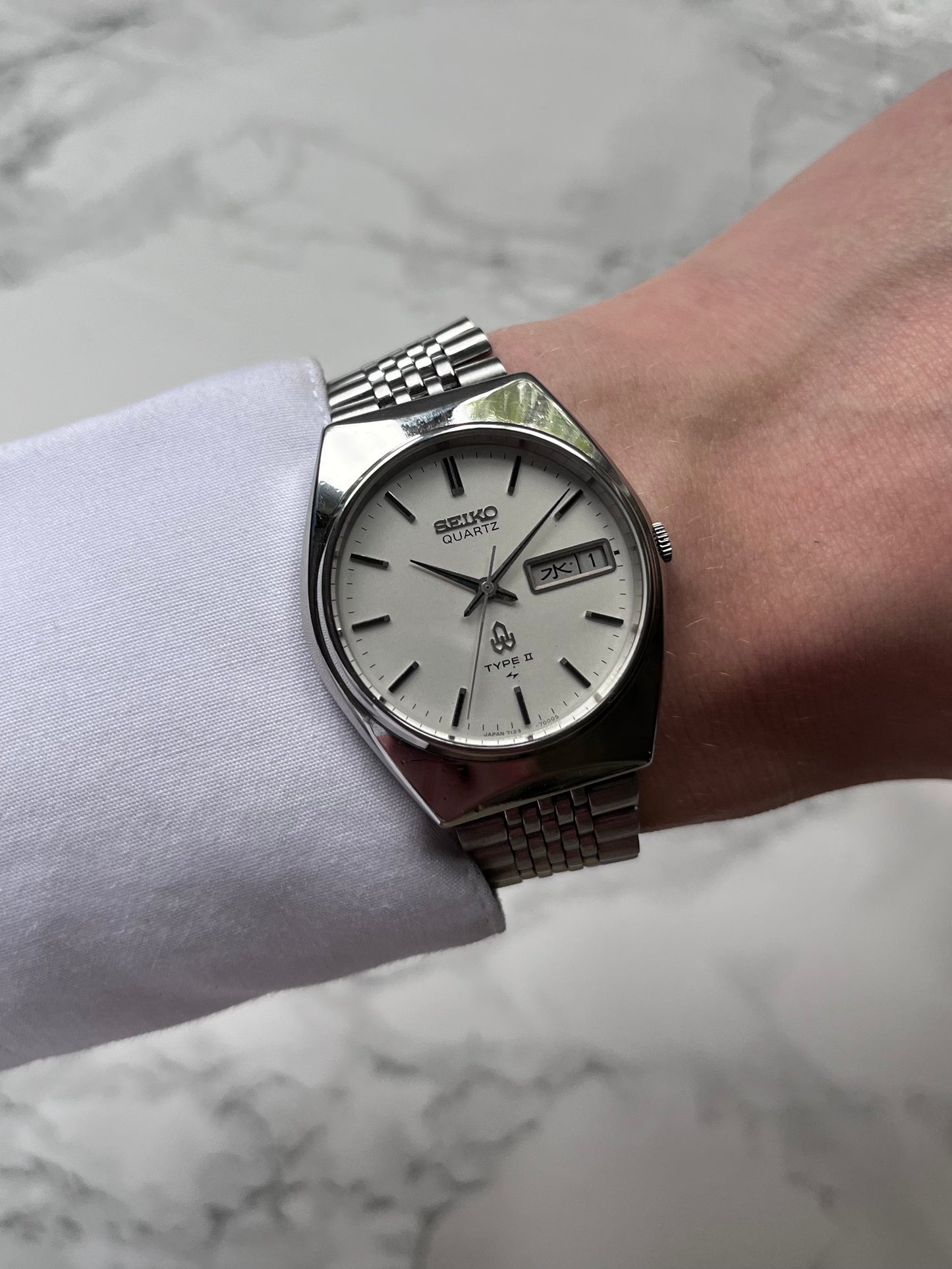 Seiko Type II Quartz Kanji Day-Date