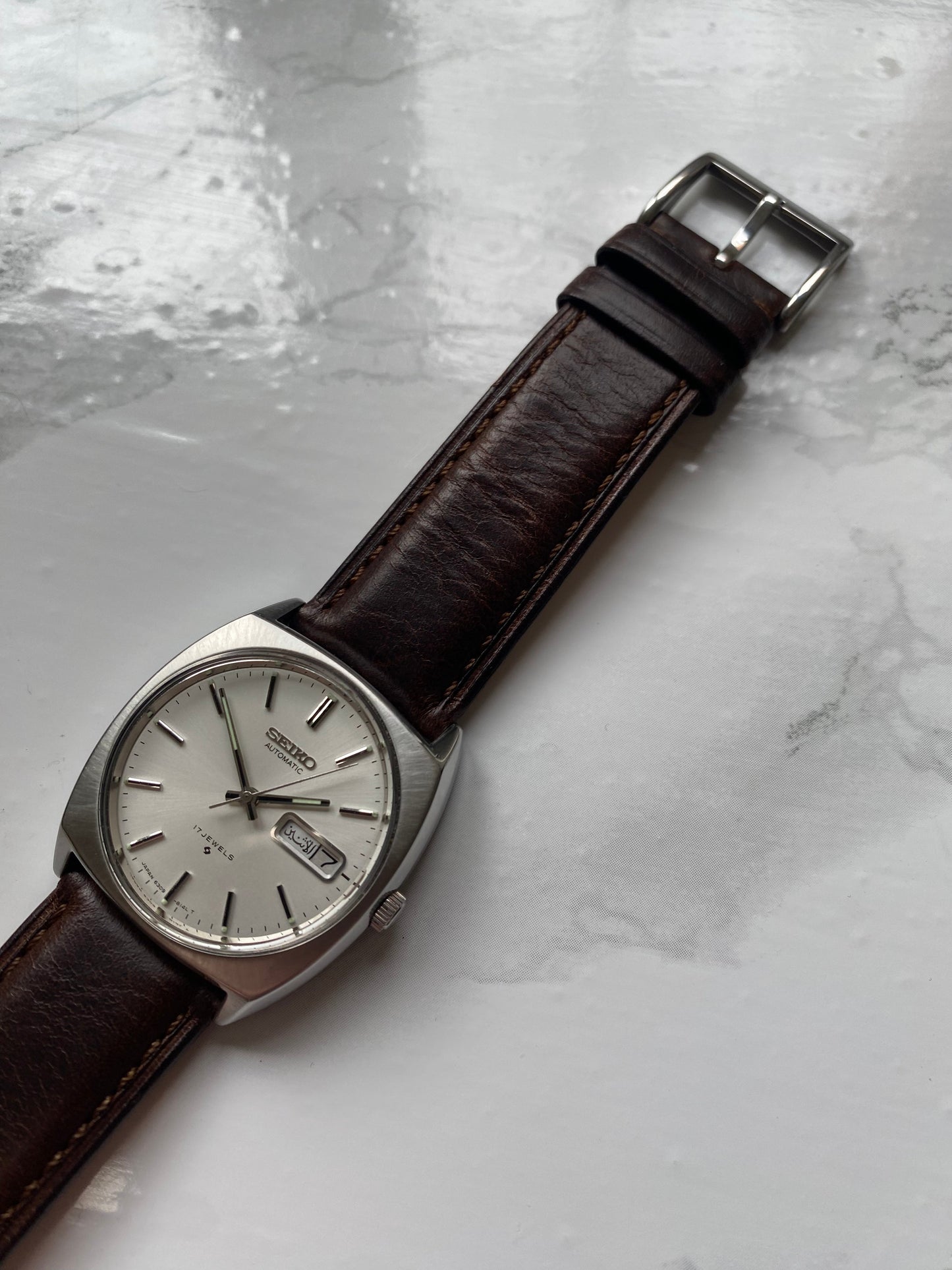 Seiko Automatic 17j Arabic Day-Date