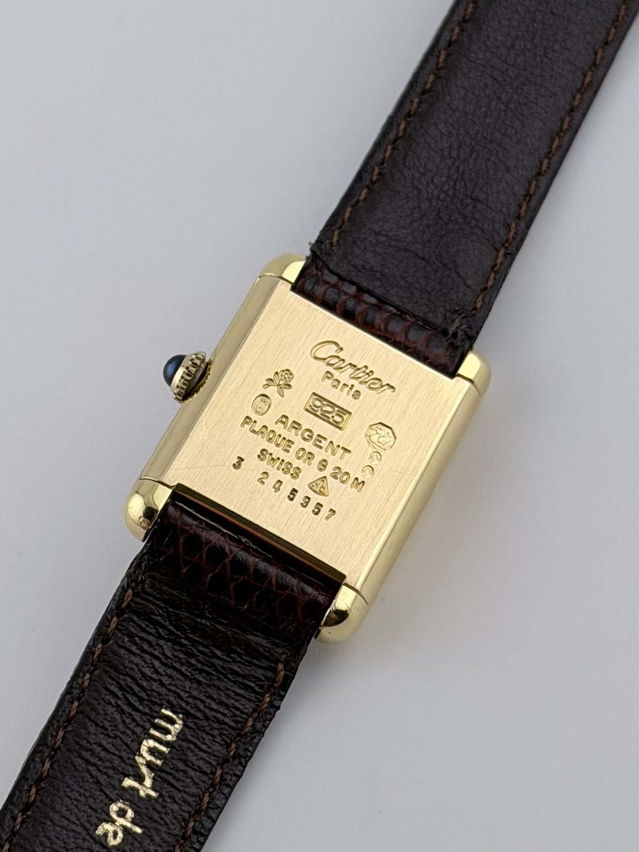 Cartier Must De Paris Tank Manual Wind - 3 - Trinity Dial - Ladies