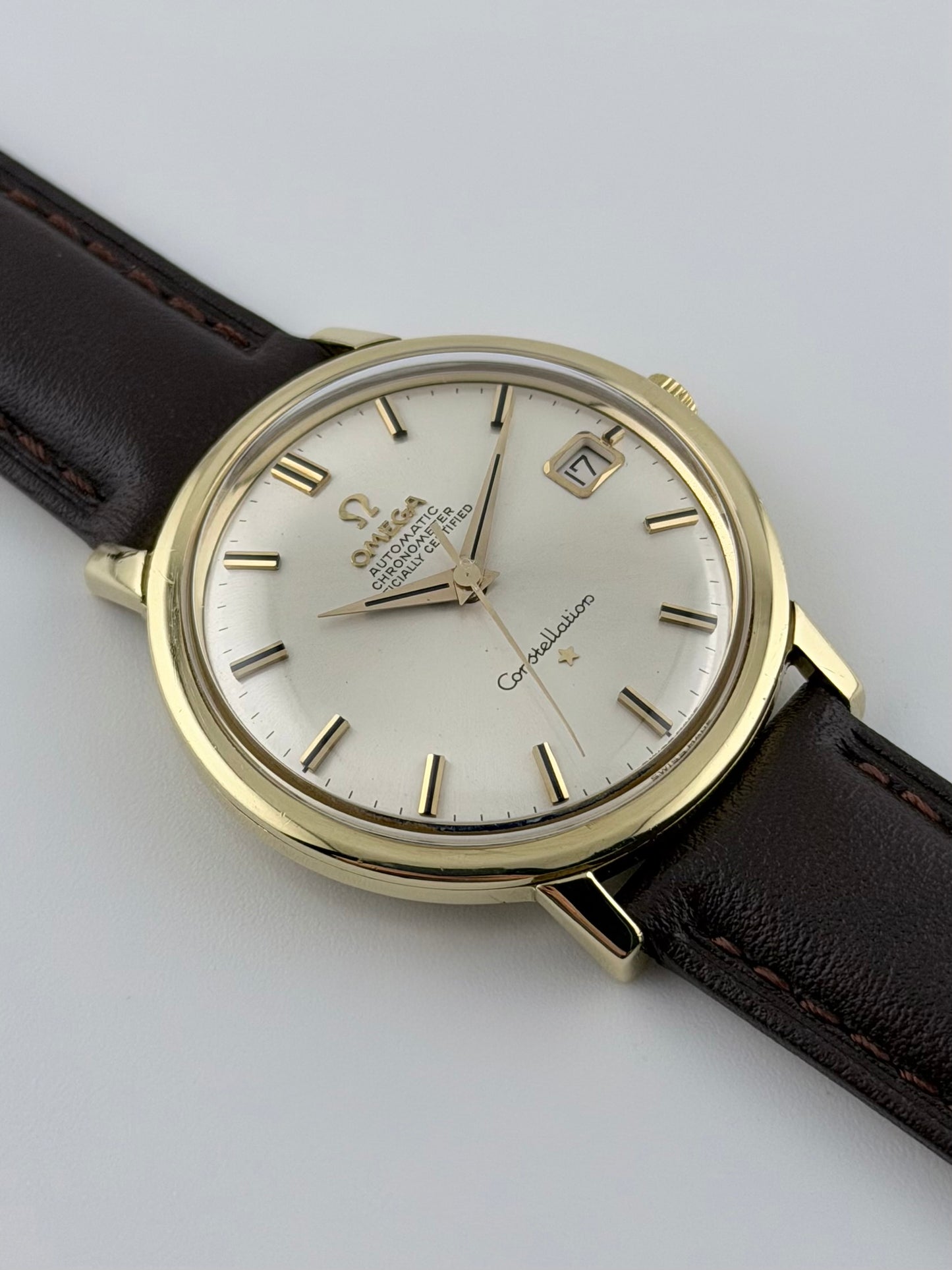 Omega Constellation Chronometer Date 168.500-4 - 18ct Gold