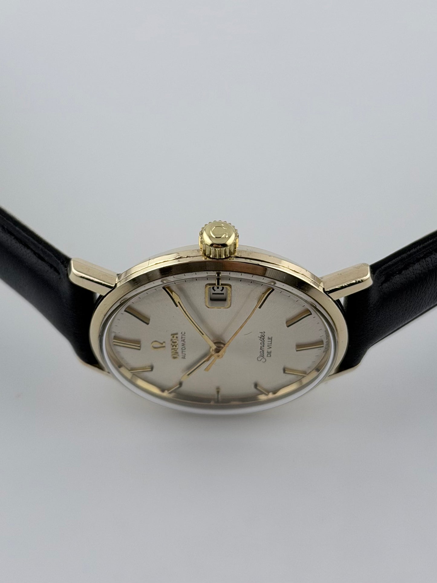 Omega Seamaster DeVille 9ct Gold Automatic 165.020 - Box and Papers!