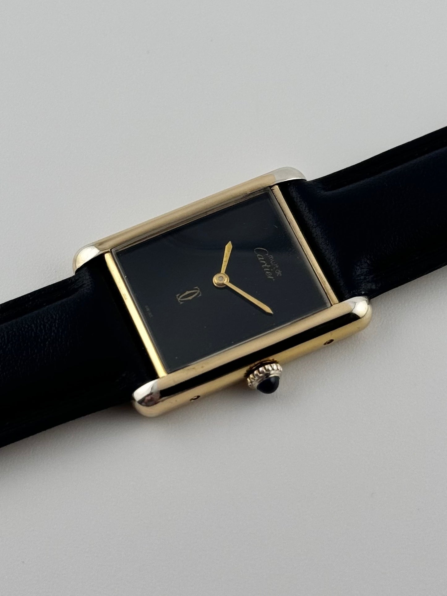Cartier Must de Cartier Tank - Manual Wind - Black Dial