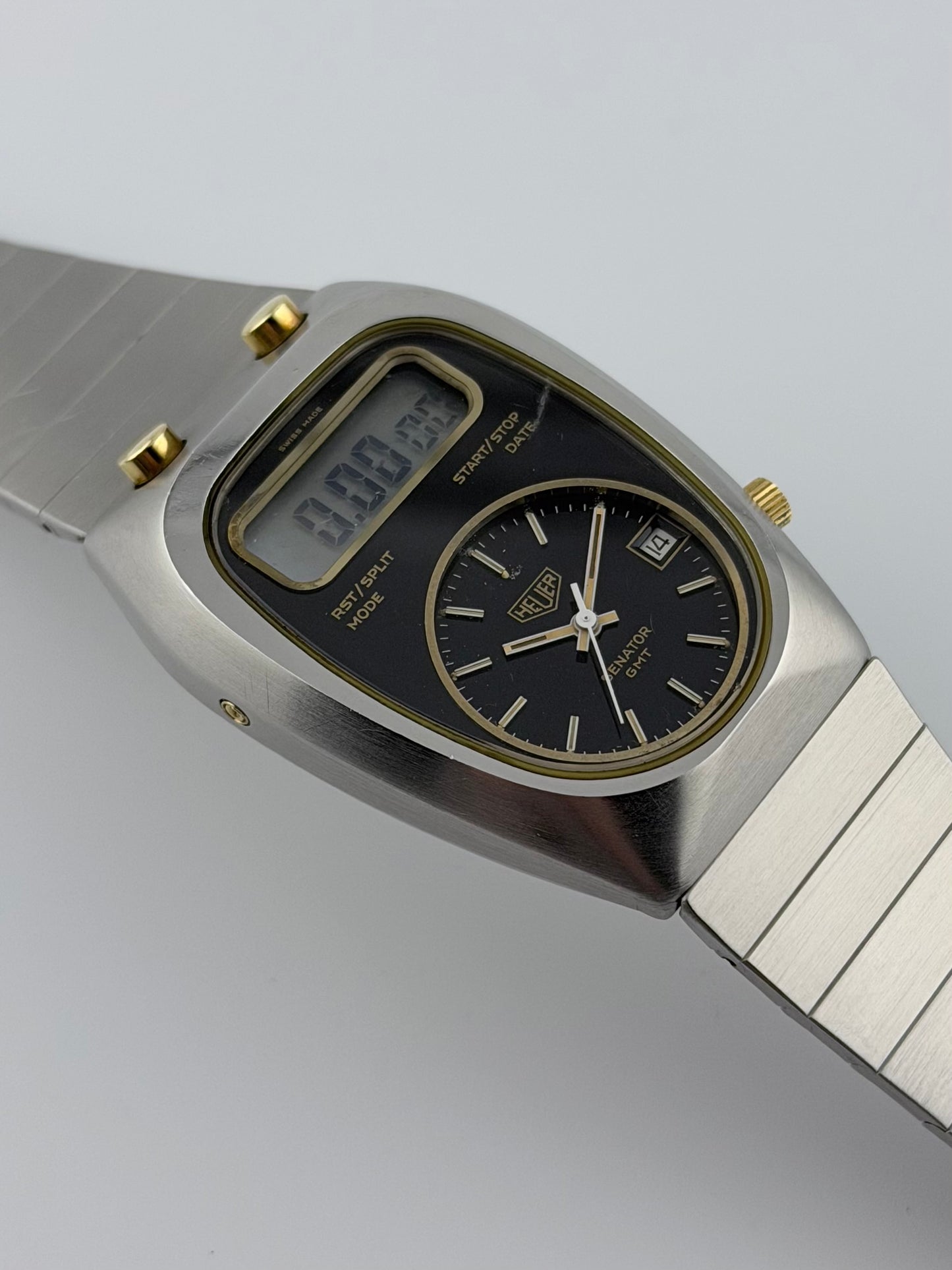 Heuer Senator GMT Quartz Date - 107.403