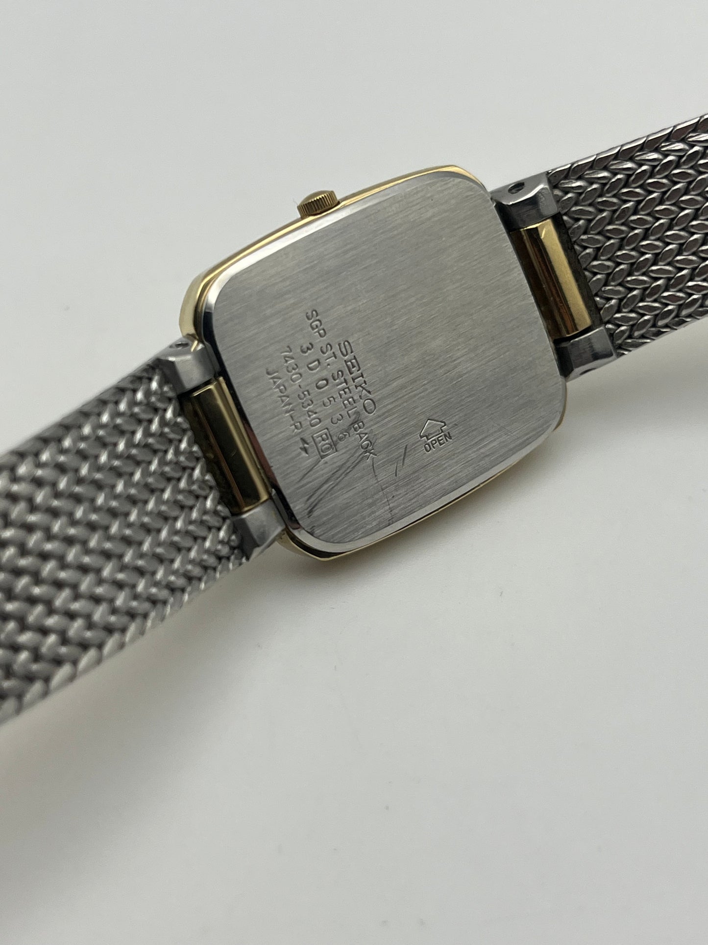 Seiko Tank Quartz box 7430-5340